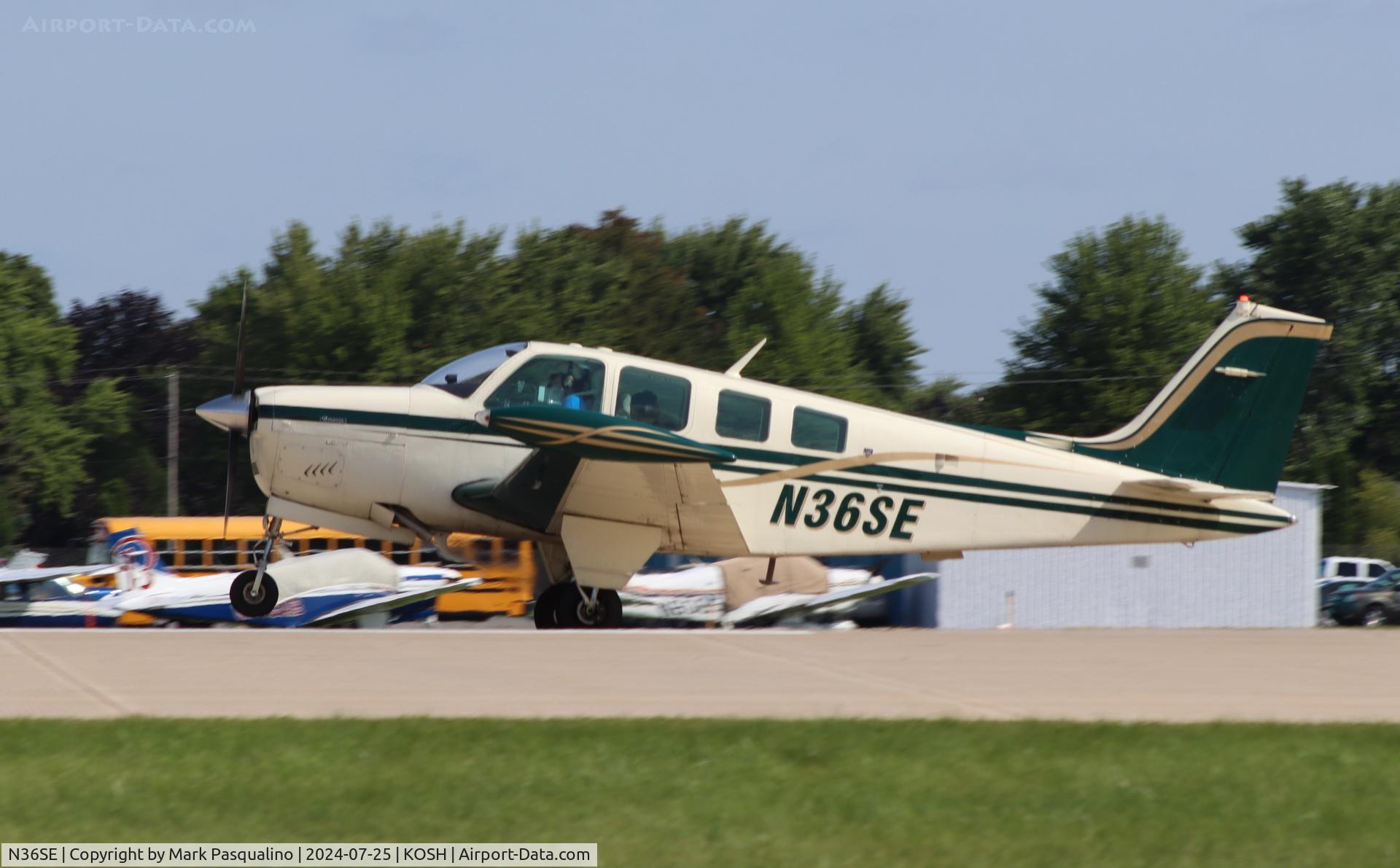 N36SE, 1979 Beech A36 Bonanza 36 C/N E-1551, Beech A36