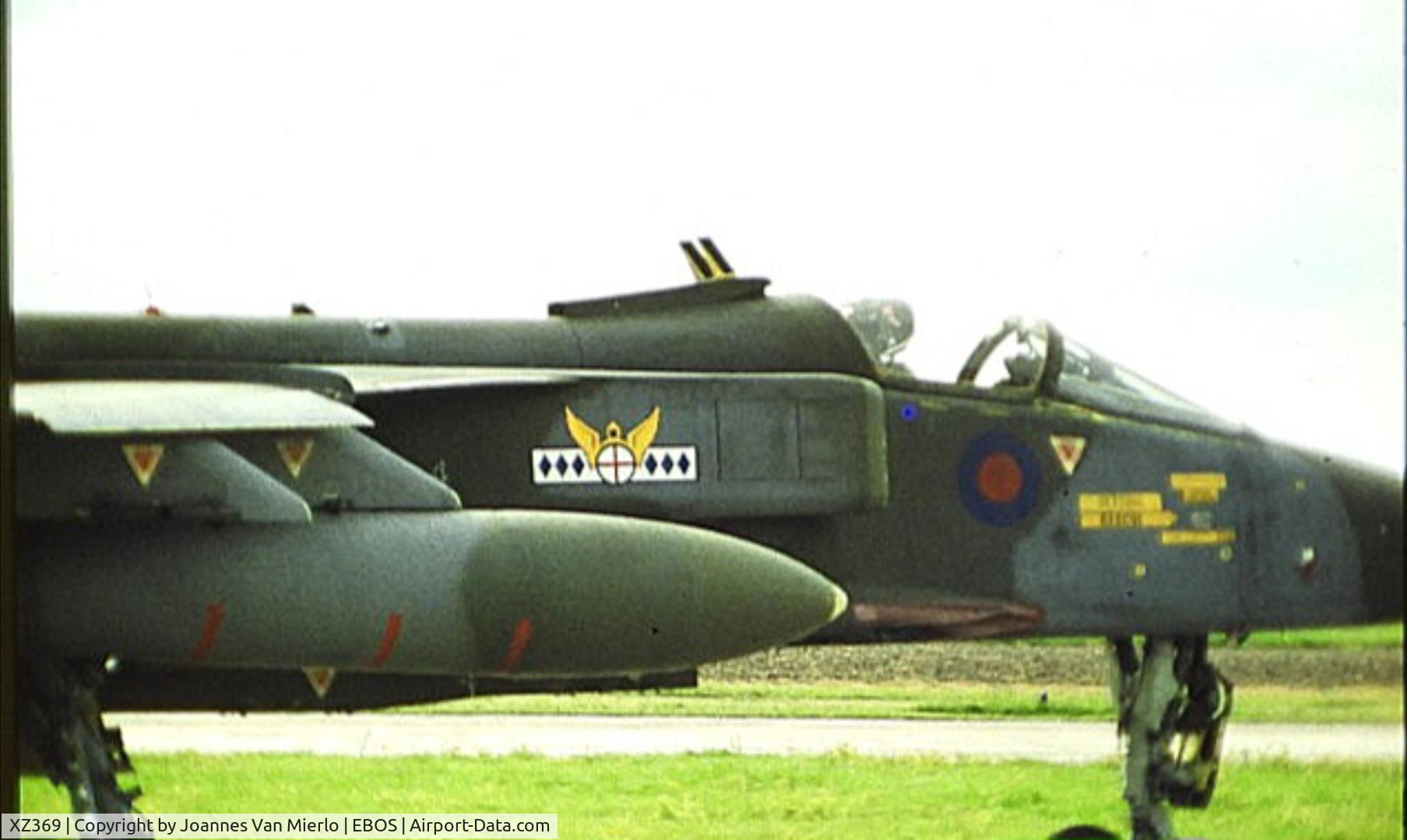 XZ369, 1976 Sepecat Jaguar GR.1A C/N S.136, ex-slide