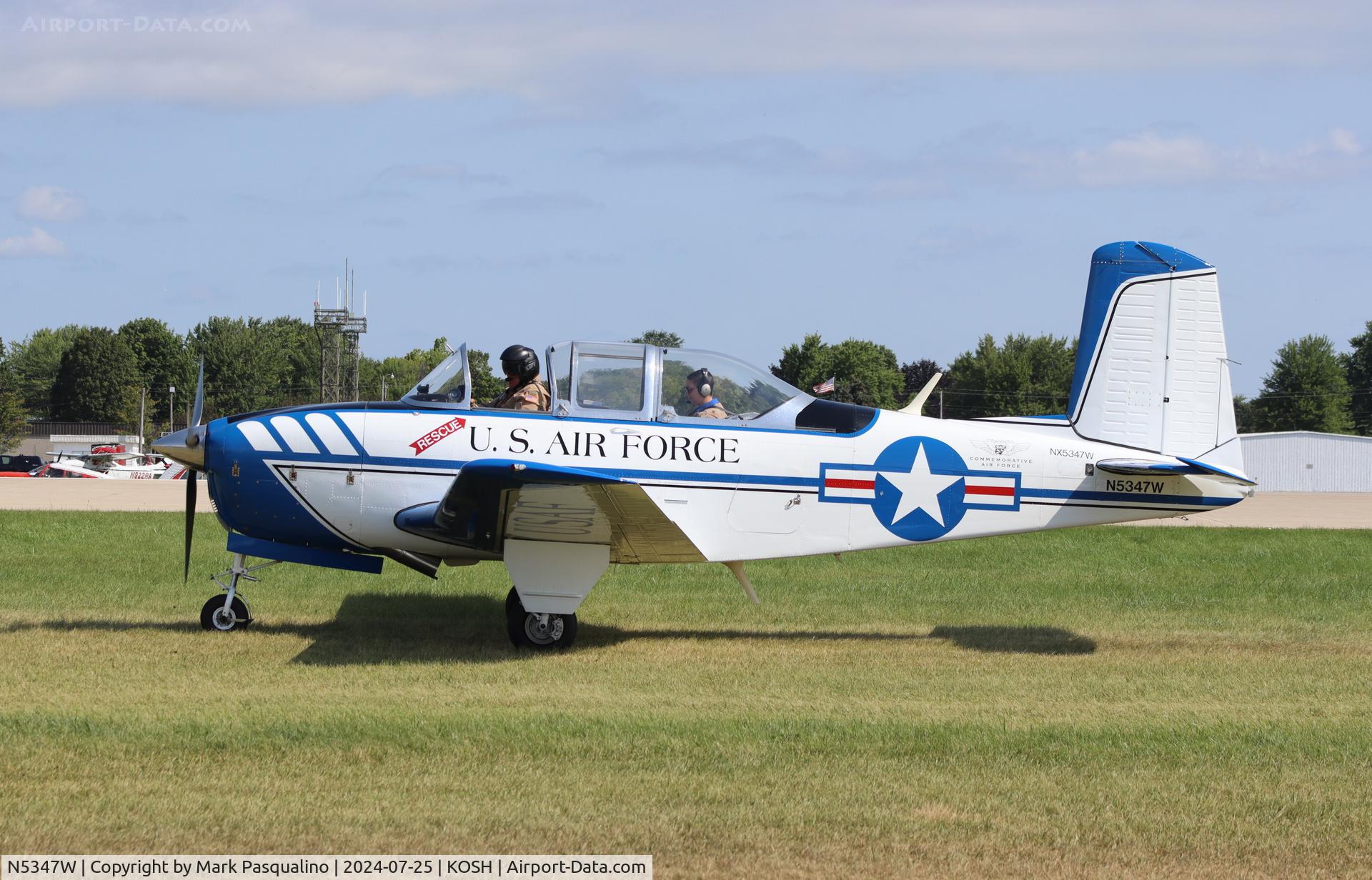 N5347W, 1955 Beech T-34A (A45) Mentor Mentor C/N G-275, Beech T-34A