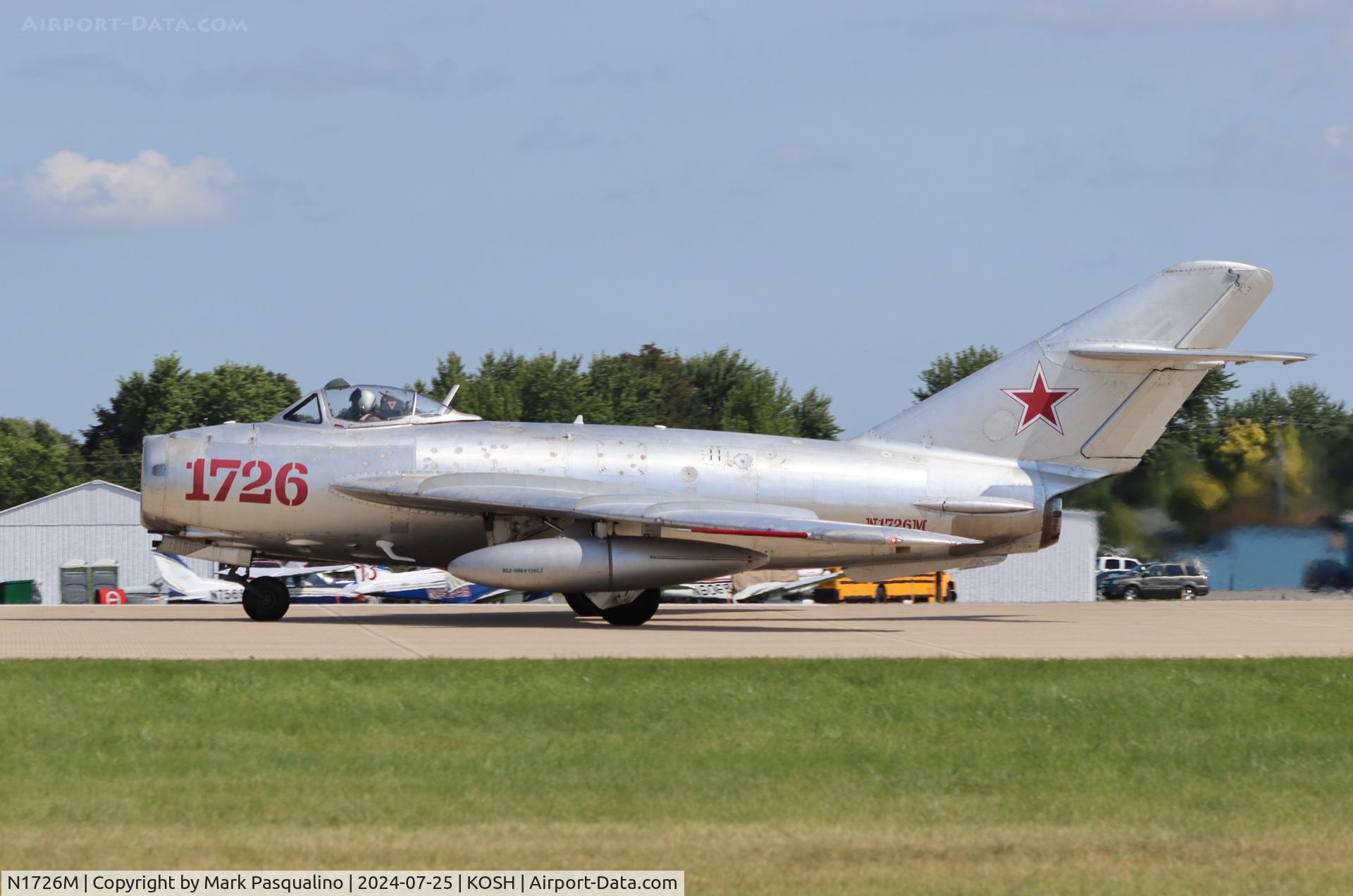 N1726M, 1960 WSK-PZL Mielec MiG 17F (LIM 5) C/N C017-26, PZL-Mielec LIM-5