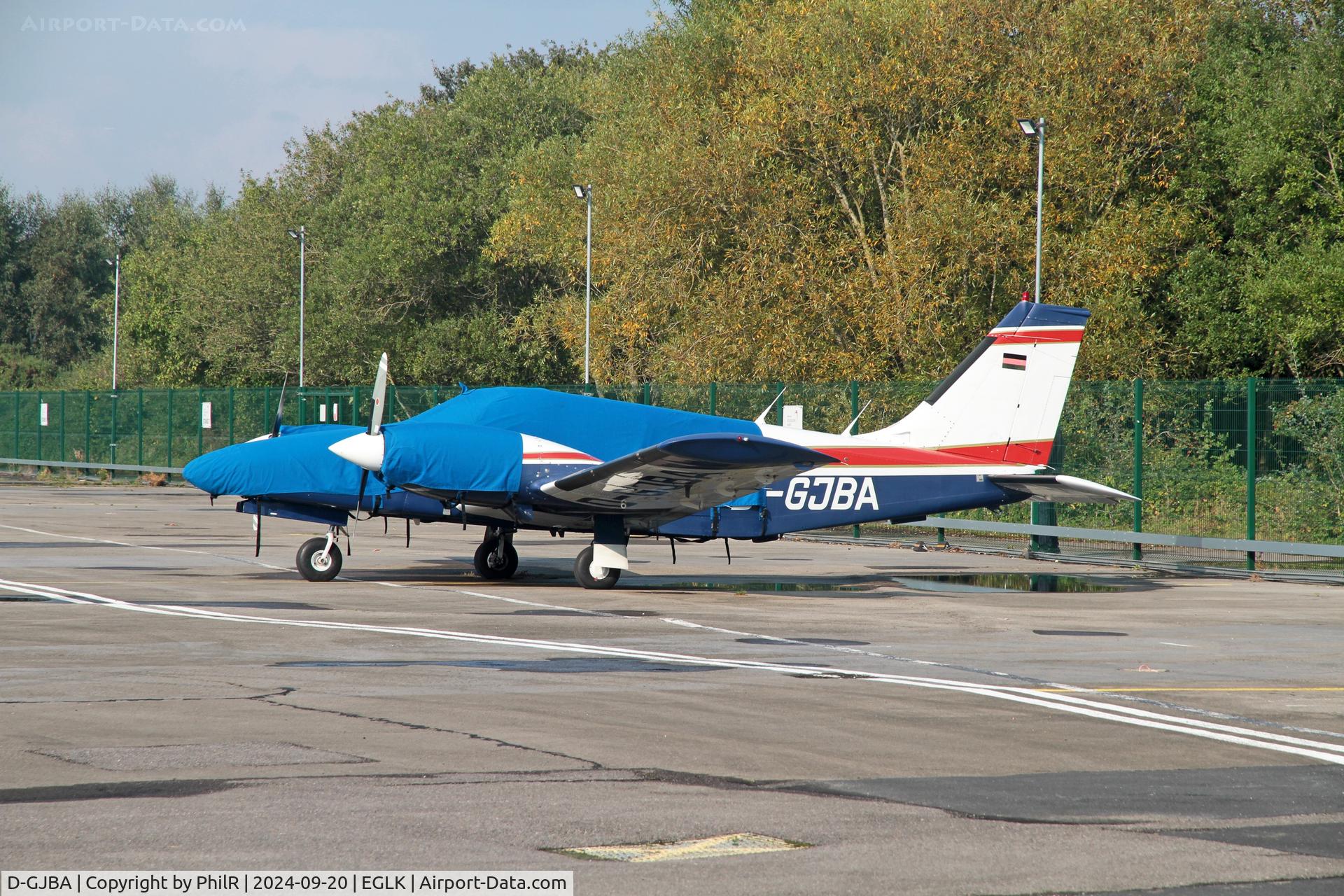 D-GJBA, 1980 Piper PA-34-200T Seneca II C/N 34-8070116, D-GJBA 1980 Piper PA-34-200T Seneca II Blackbushe 20.09.24