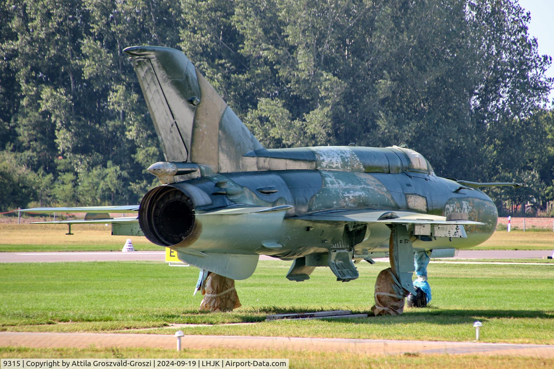 9315, Mikoyan-Gurevich MiG-21MF C/N 969315, LHJK - Jakabszállás Airport, Hungary