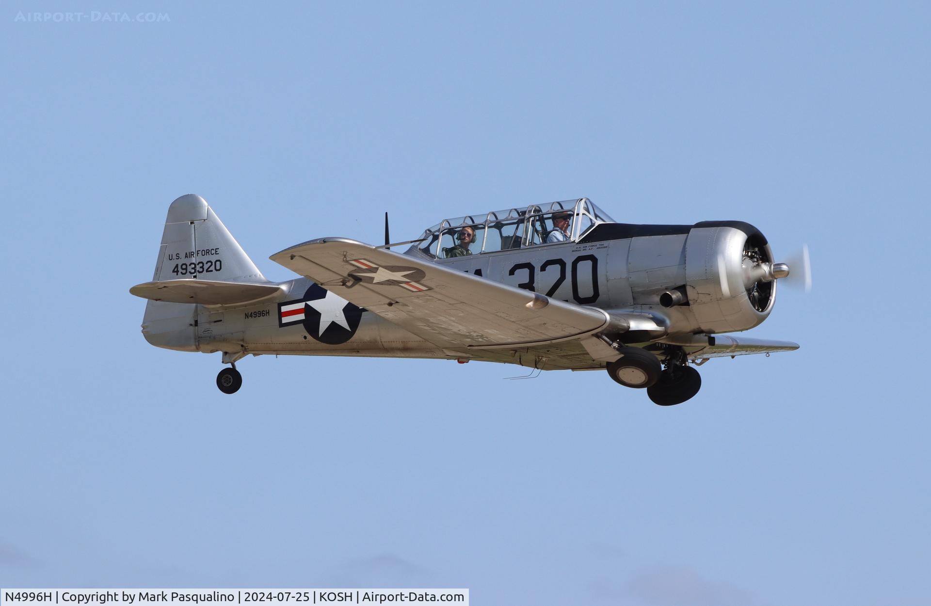 N4996H, 1951 North American T-6G Texan C/N 168-424, North American T-6G