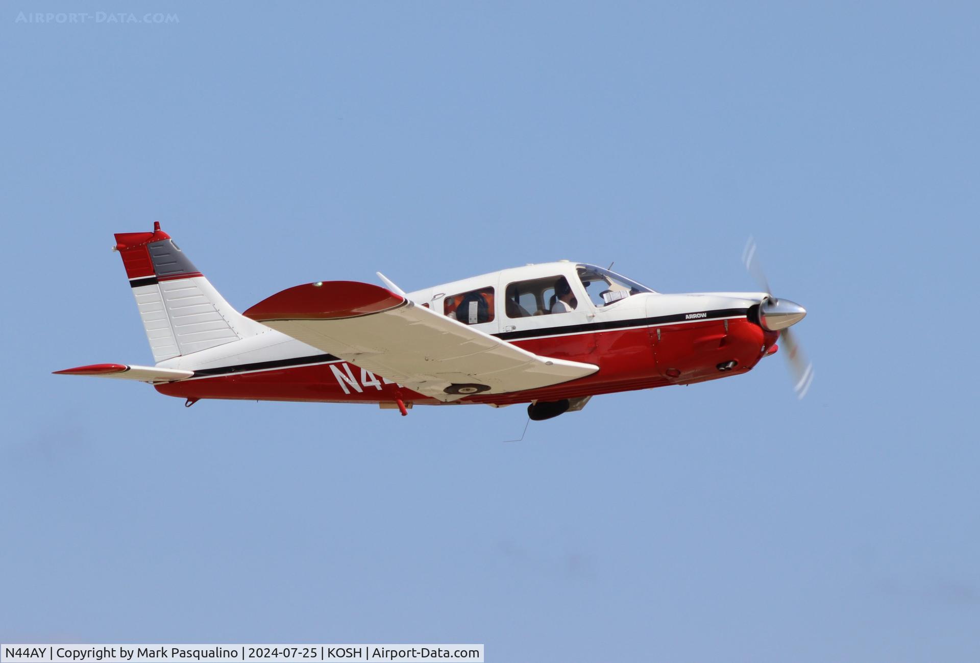 N44AY, 1974 Piper PA-28R-200 Cherokee Arrow C/N 28R-7535012, Piper PA-28R-200