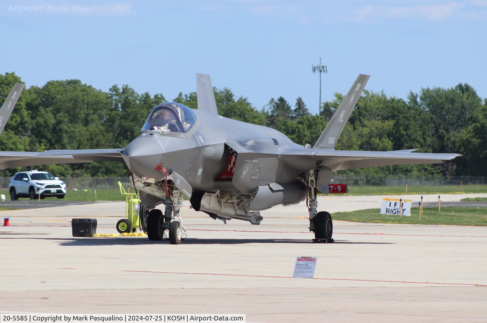 20-5585, 2020 Lockheed Martin F-35A Lightning II C/N AF-345, Lockheed Martin F-35A Lightning II