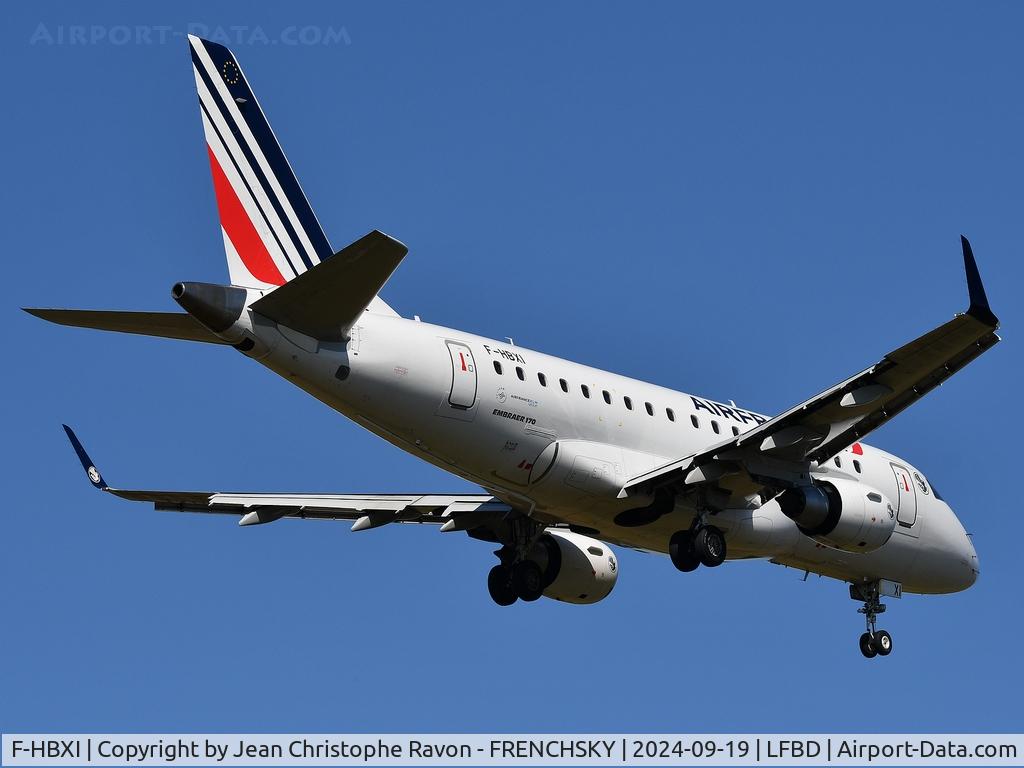 F-HBXI, 2010 Embraer 170ST (ERJ-170-100ST) C/N 17000310, Paris (CDG)	Bordeaux (BOD)	AF9426