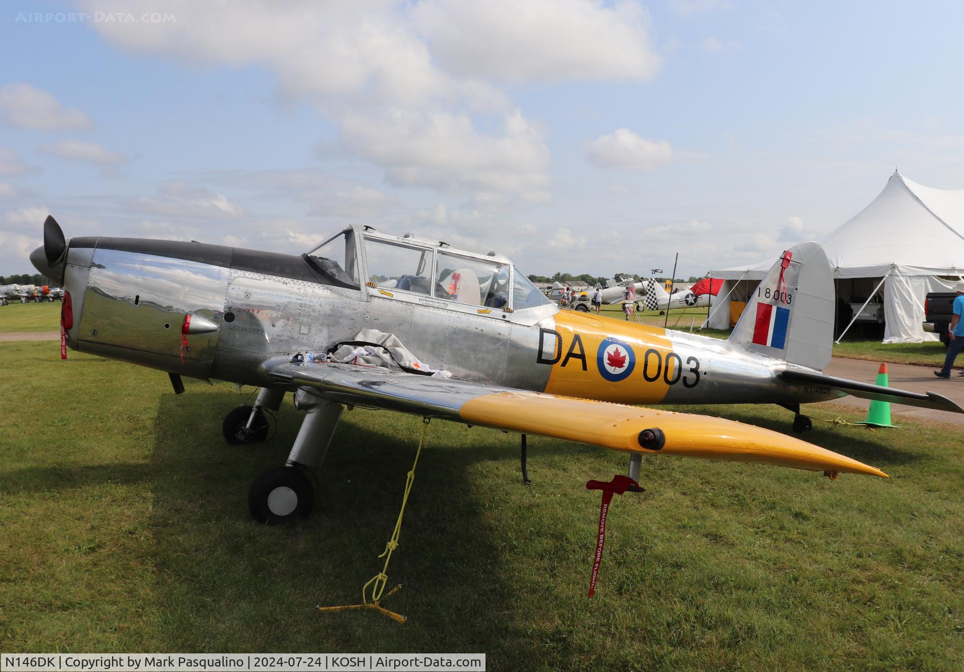 N146DK, De Havilland DHC-1 Chipmunk T.10 C/N C1/0103, DHC-1 Chipmunk T.10