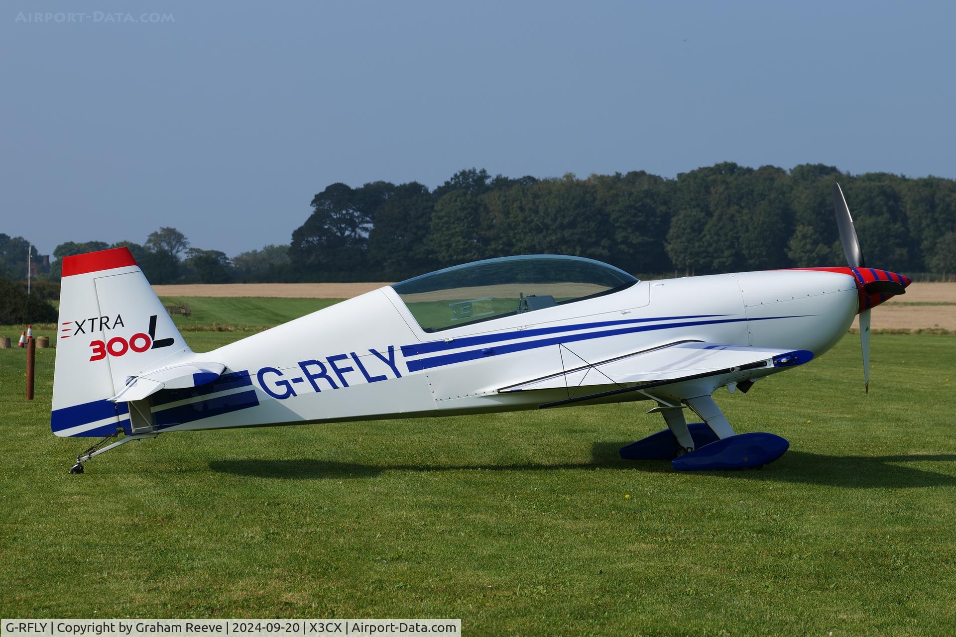 G-RFLY, 2008 Extra EA-300L C/N 1284, Parked at Northrepps.