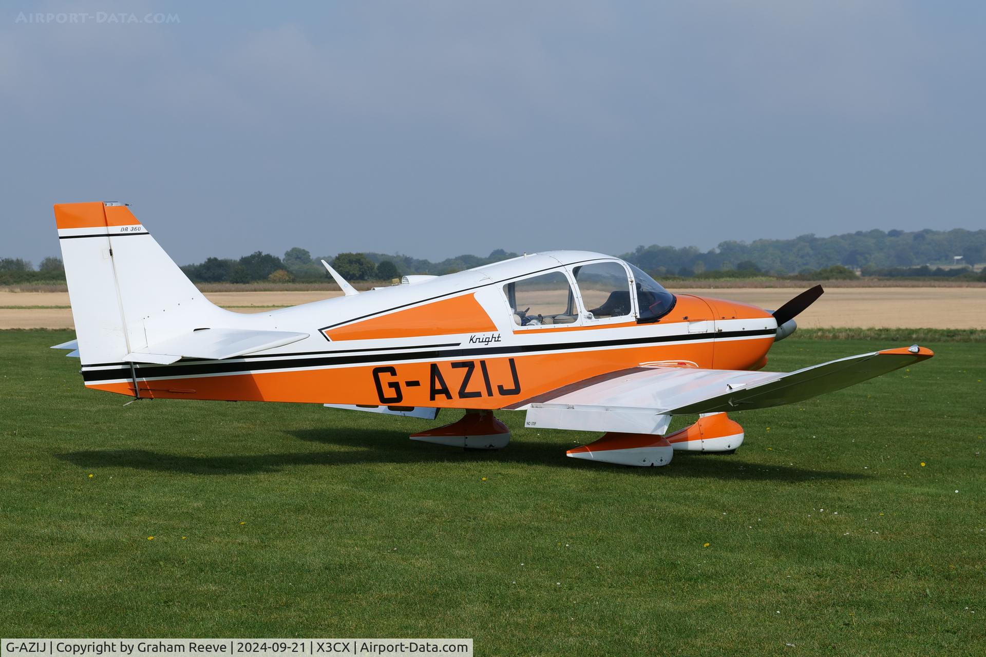 G-AZIJ, 1971 Robin DR-360 Chevalier C/N 634, Parked at Northrepps.