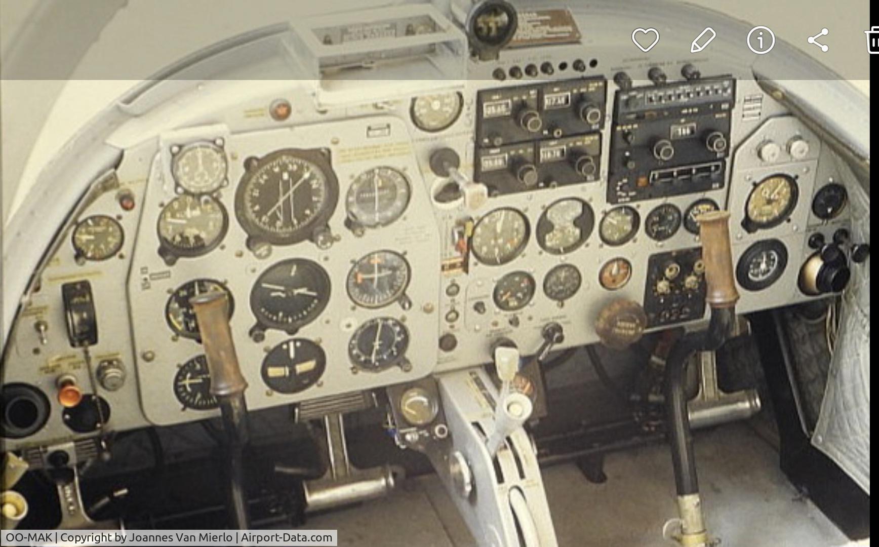 OO-MAK, 1959 Piaggio (Focke-Wulf) FWP-149D C/N 056, ex-slide