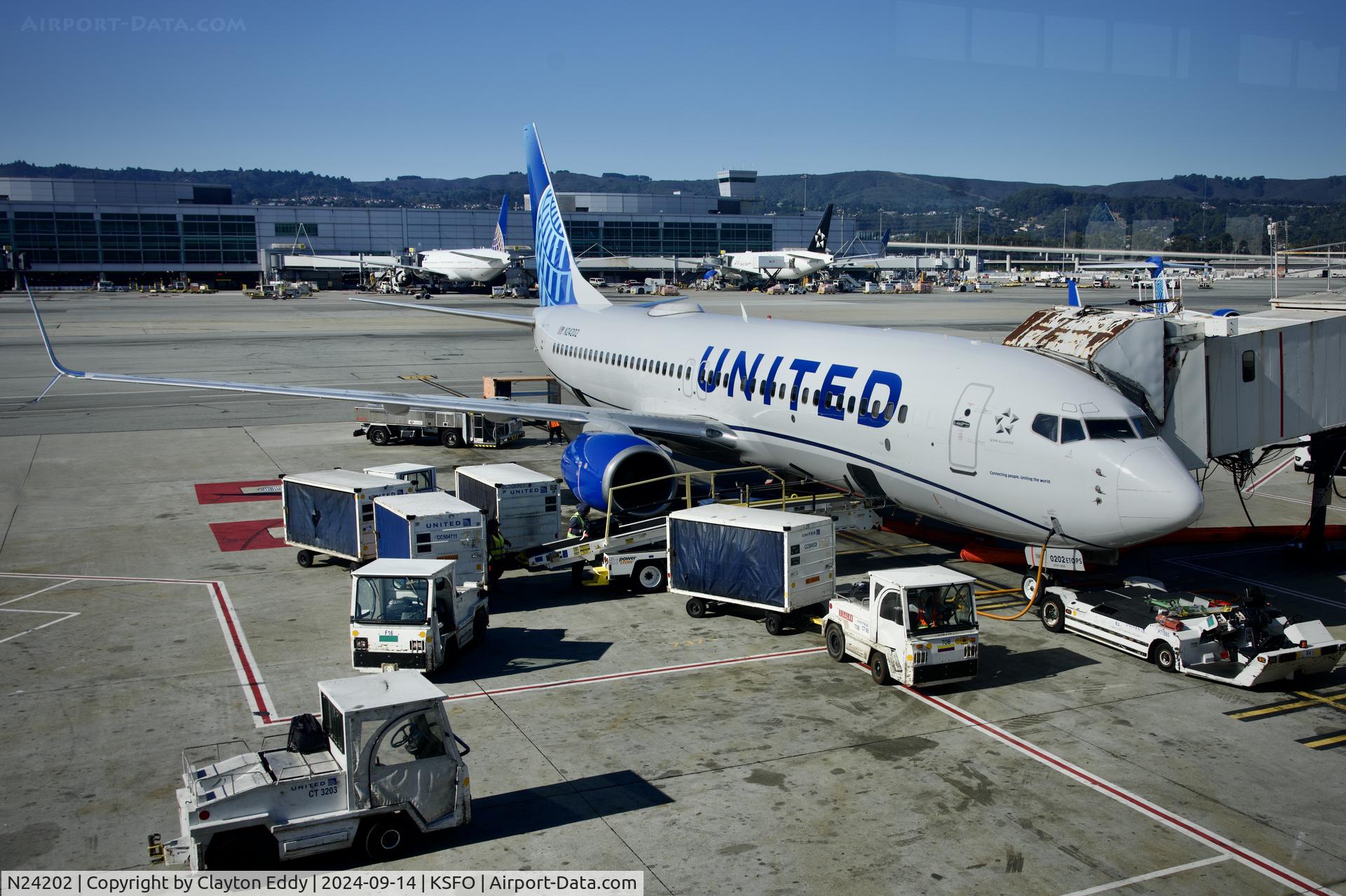 N24202, 2000 Boeing 737-824 C/N 30429, SFO 2024.