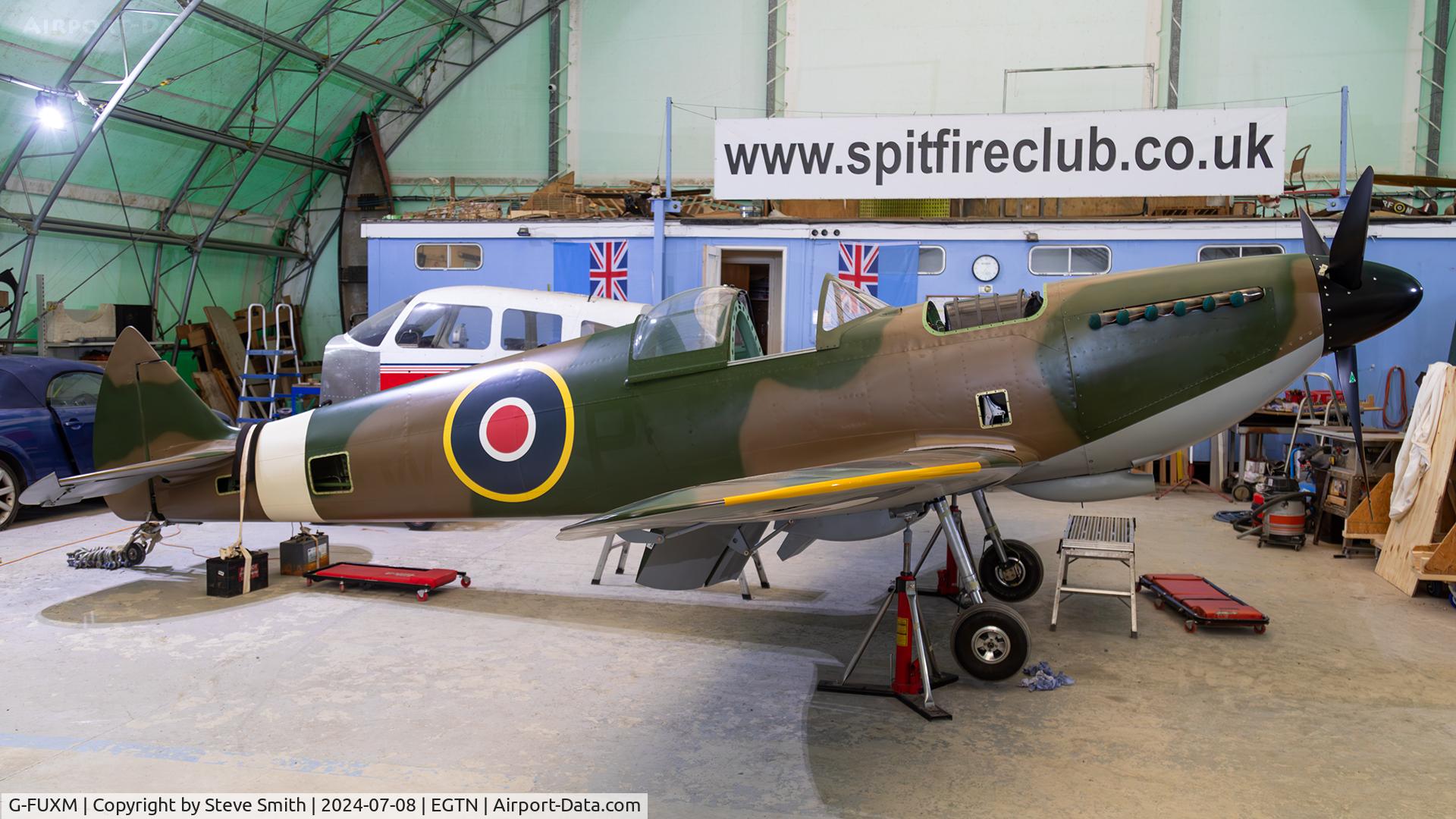 G-FUXM, 2014 Supermarine Spitfire Mk.26 C/N 71, Ex C-FUXM  Imported to UK Feb 2024, Rebuild at Enstone.