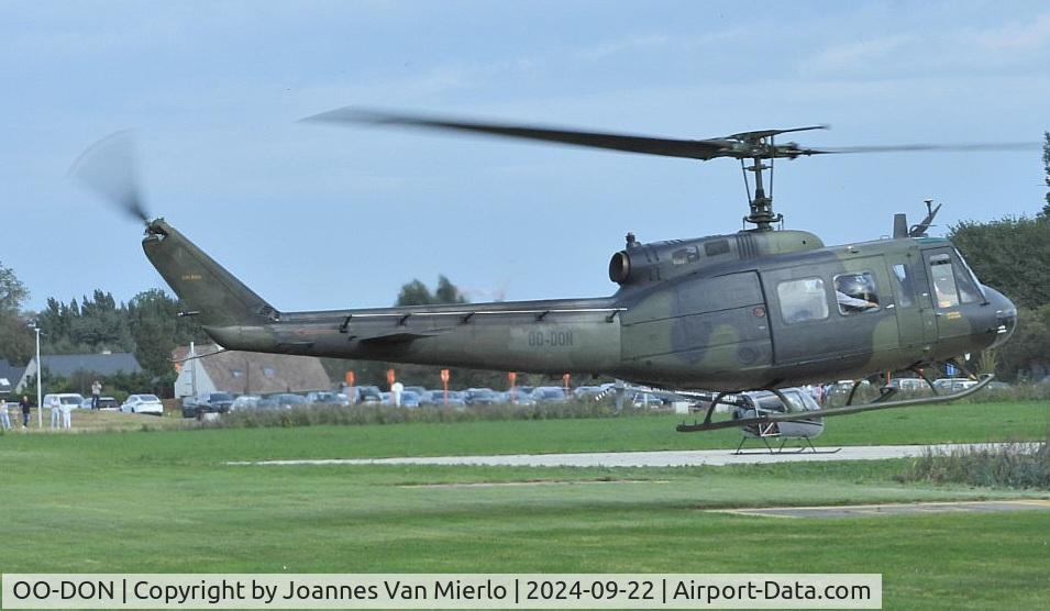 OO-DON, Bell (Dornier) UH-1D Iroquois (205) C/N 8414, Knokke heliport