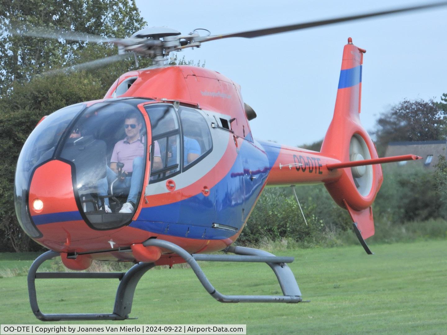 OO-DTE, 2000 Eurocopter EC-120B Colibri C/N 1144, Knokke heliport