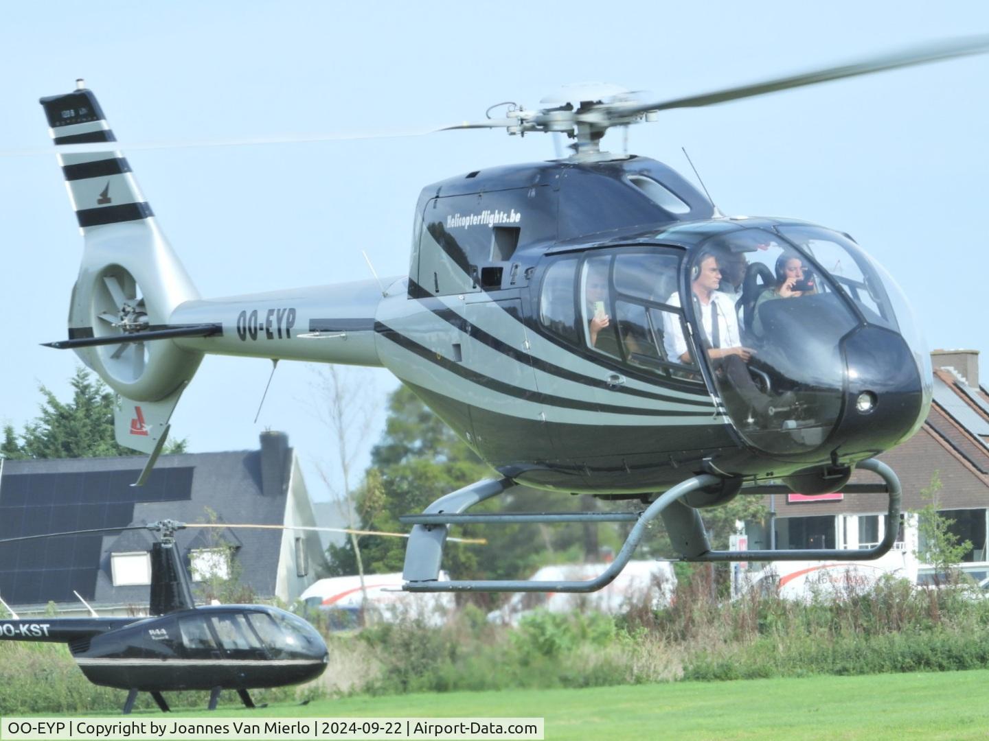 OO-EYP, 2002 Eurocopter EC-120B Colibri C/N 1285, Knokke heliport