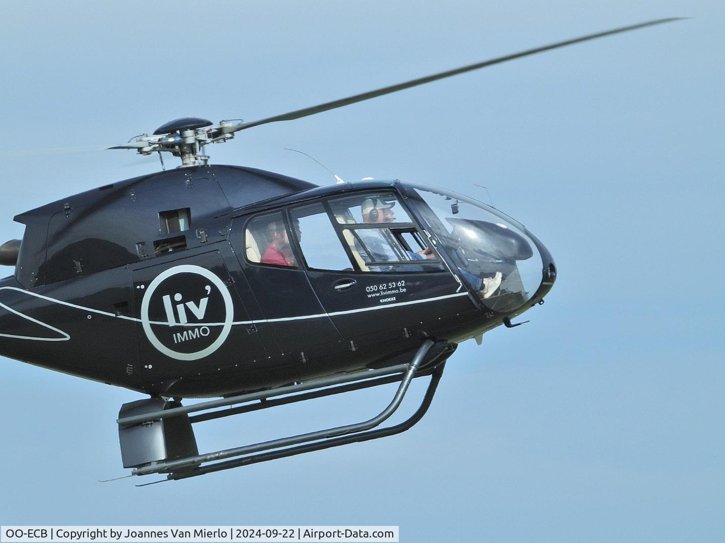 OO-ECB, 2000 Eurocopter EC-120B Colibri C/N 1096, Knokke heliport