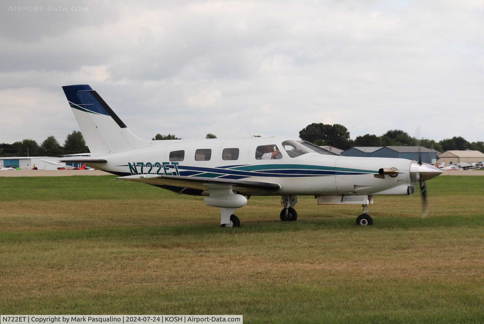 N722ET, 1996 Piper PA-46-350P Malibu Mirage C/N 4636047, Piper PA-46-350P