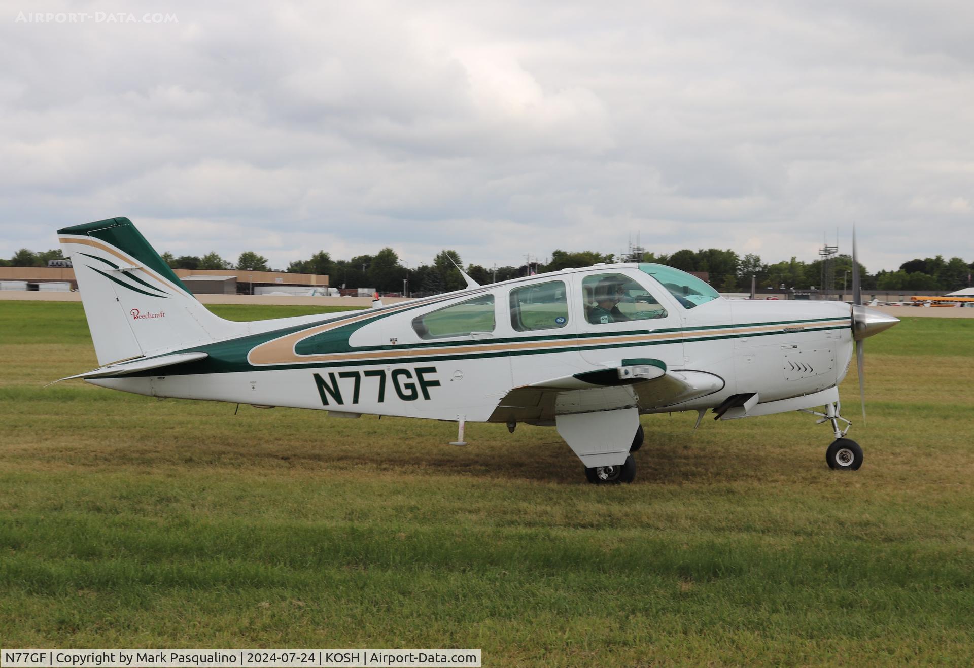N77GF, 1986 Beech F33A Bonanza C/N CE-1101, Beech F33A