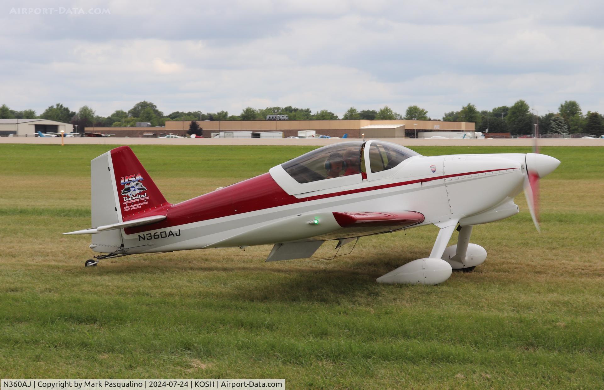 N360AJ, Vans RV-6 C/N 25089, Vans RV-6