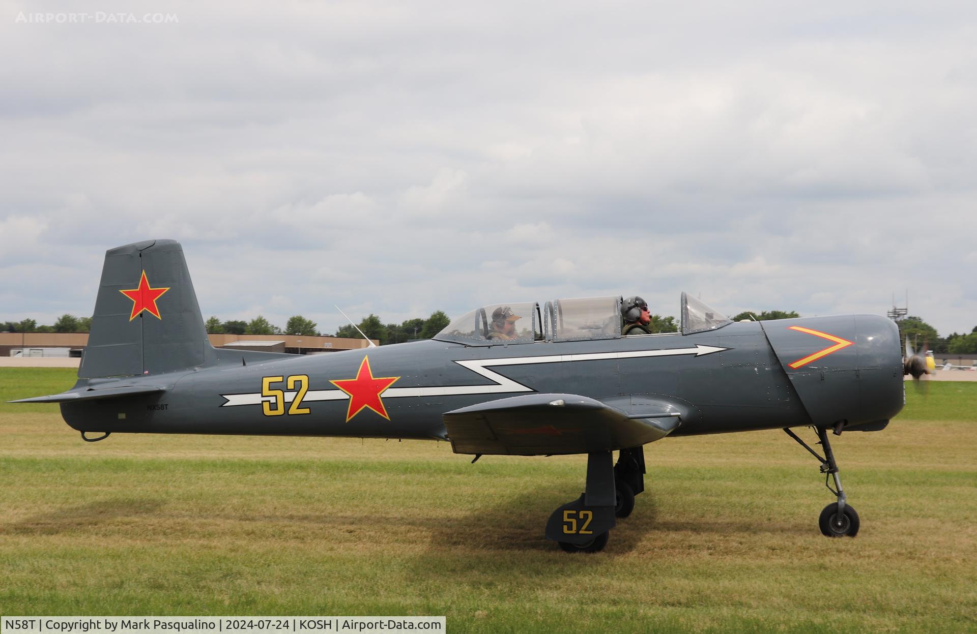 N58T, 1972 Nanchang CJ-6 C/N 2851208, Nanchang Cj-6
