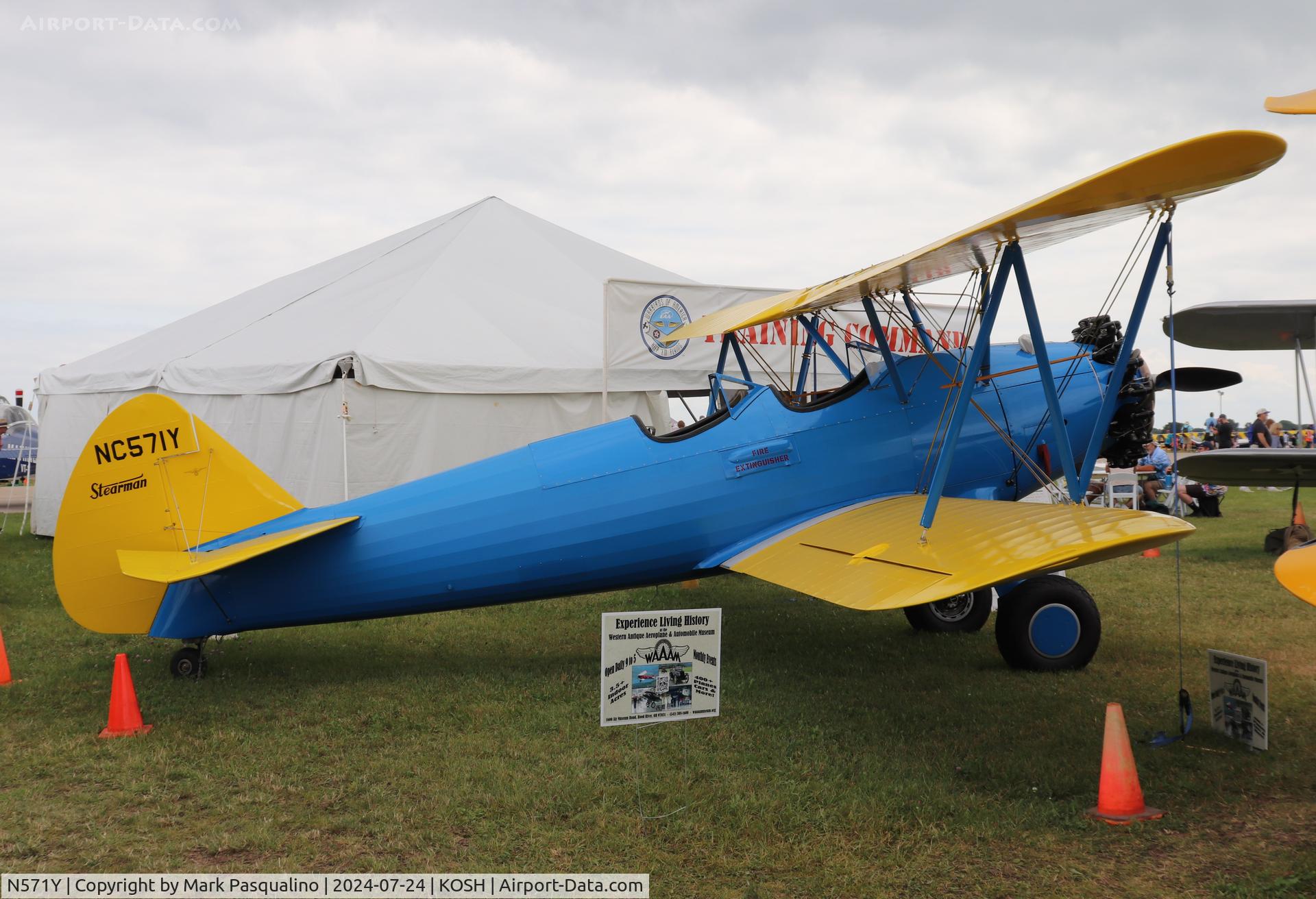 N571Y, Stearman 70 C/N 7001, Stearman 70