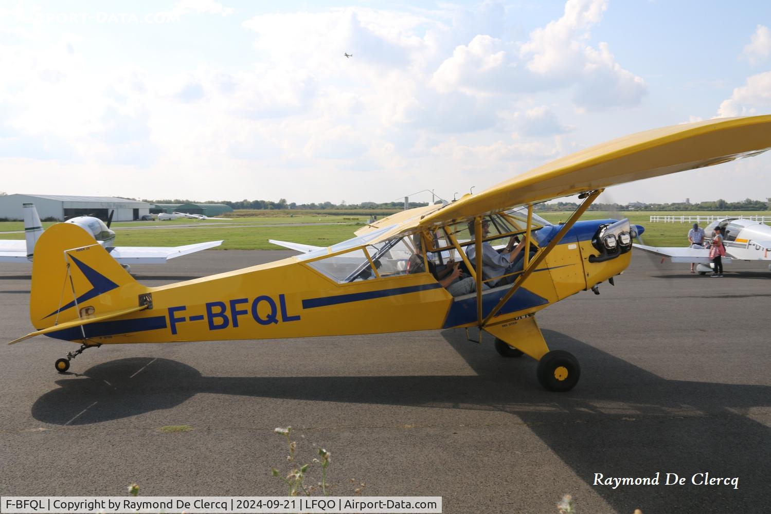 F-BFQL, Piper J3C-65 Cub Cub C/N 12788, 1944 Piper Cub at Lille-Marcq. (UALRT)
