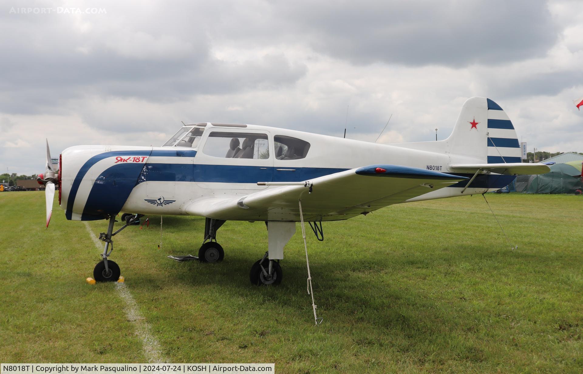 N8018T, 1980 Yakovlev YAK-18T C/N 22202040093, YAK-18T