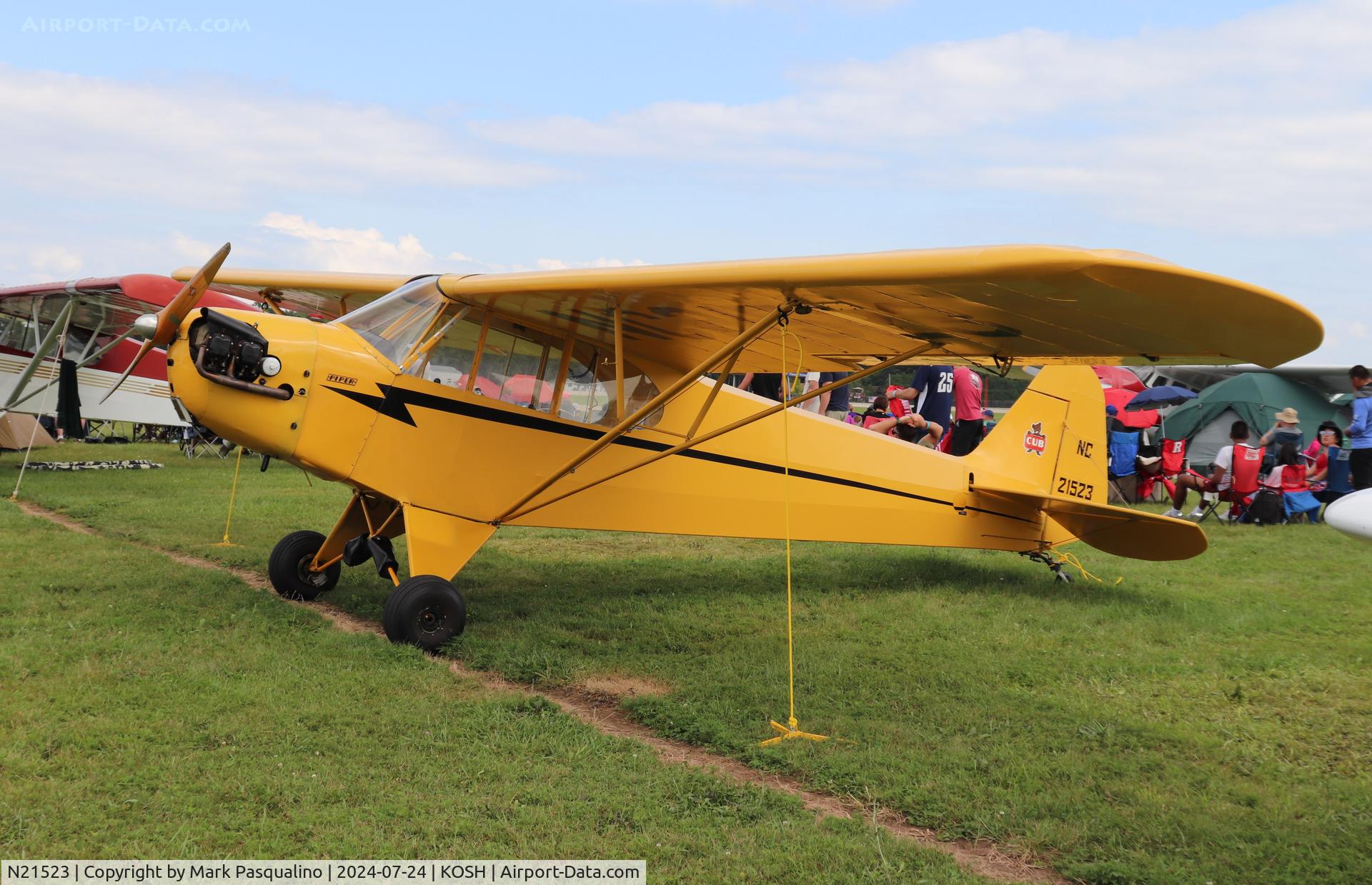 N21523, 1938 Piper J-3 Cub C/N 2361, Piper J-3