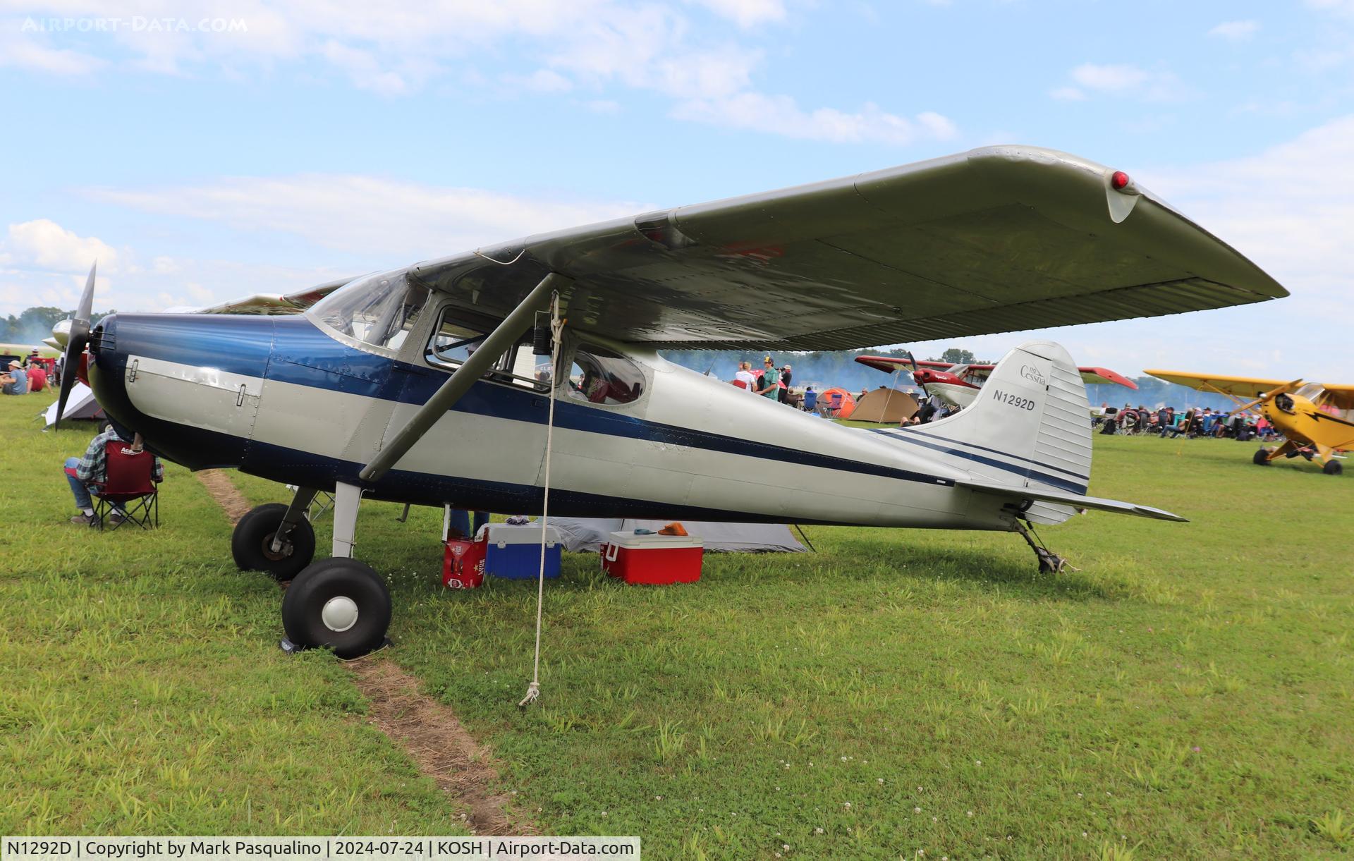 N1292D, 1951 Cessna 170A C/N 19868, Cessna 170A
