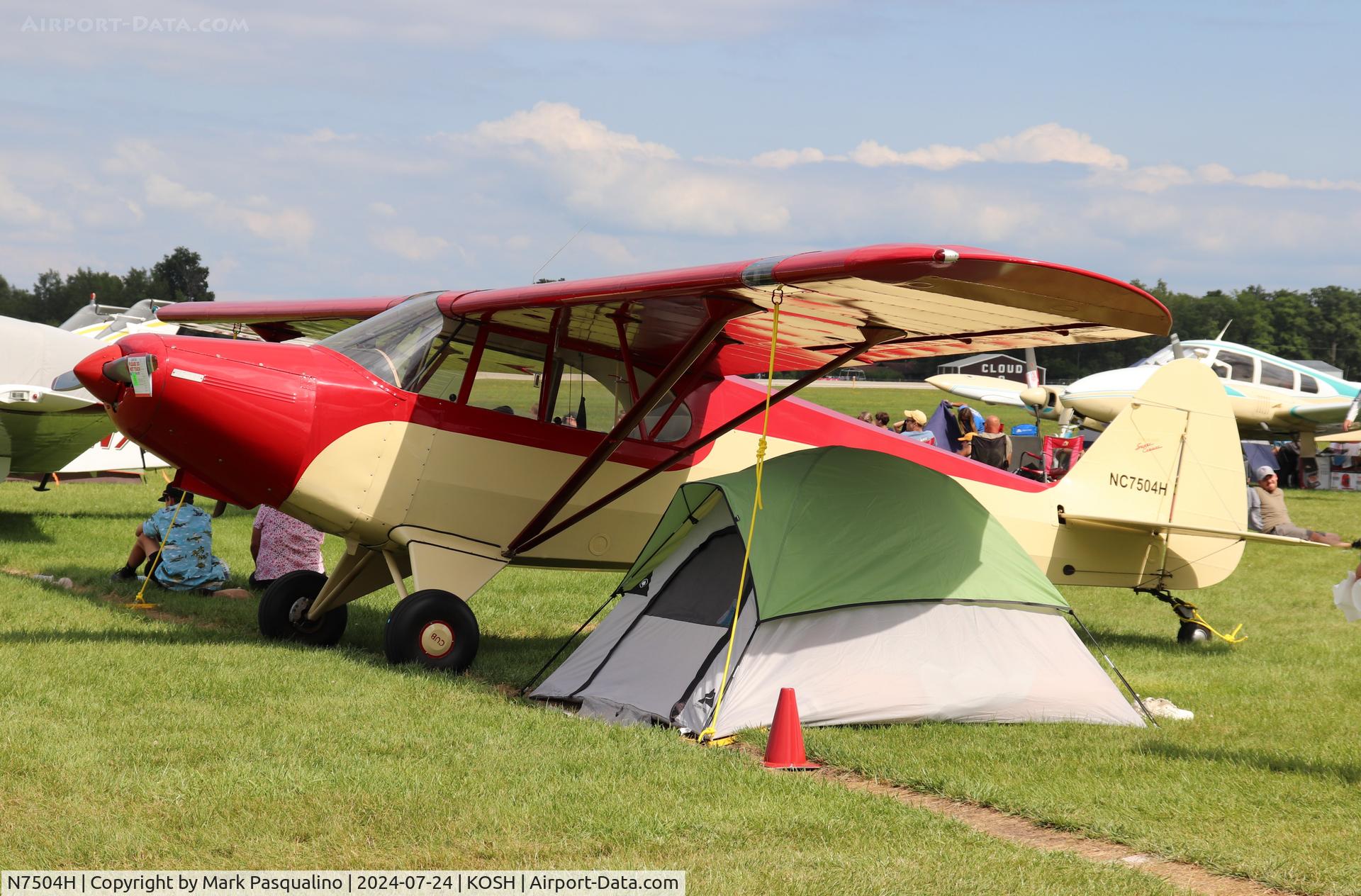 N7504H, 1946 Piper PA-12 Super Cruiser C/N 12-365, Piper PA-12