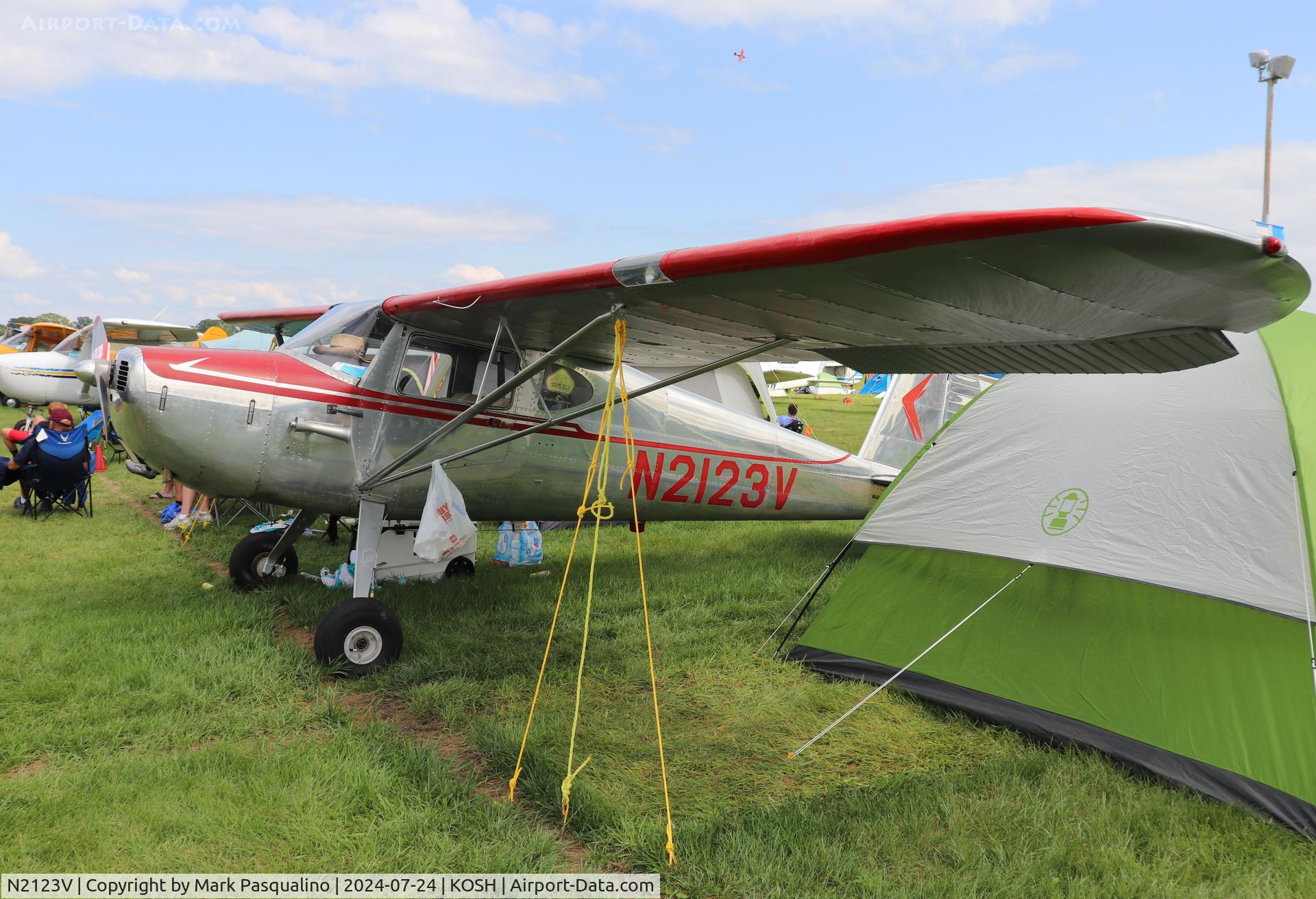 N2123V, 1948 Cessna 120 C/N 14734, Cessna 120