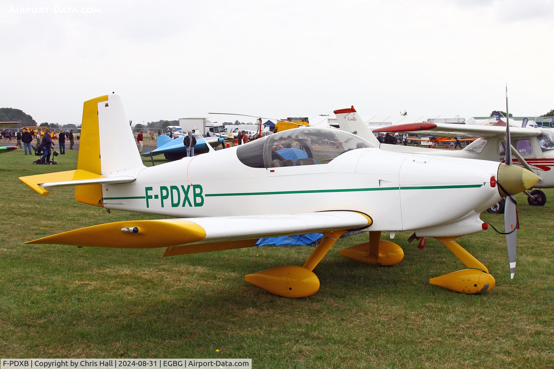 F-PDXB, 2002 Vans RV-6A C/N 25735, LAA Rally 2024, Leicester