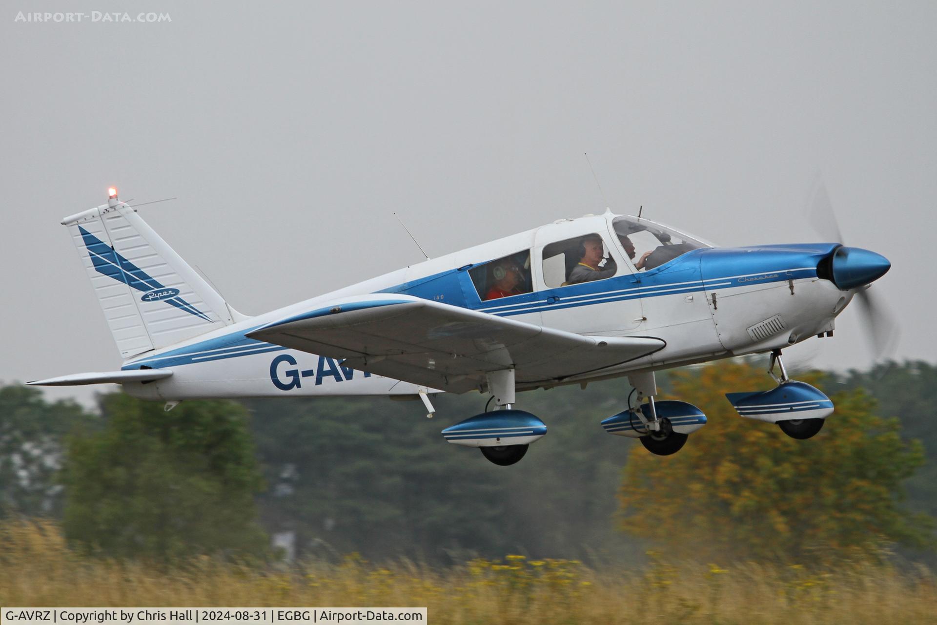 G-AVRZ, 1967 Piper PA-28-180 Cherokee C/N 28-4137, LAA Rally 2024, Leicester