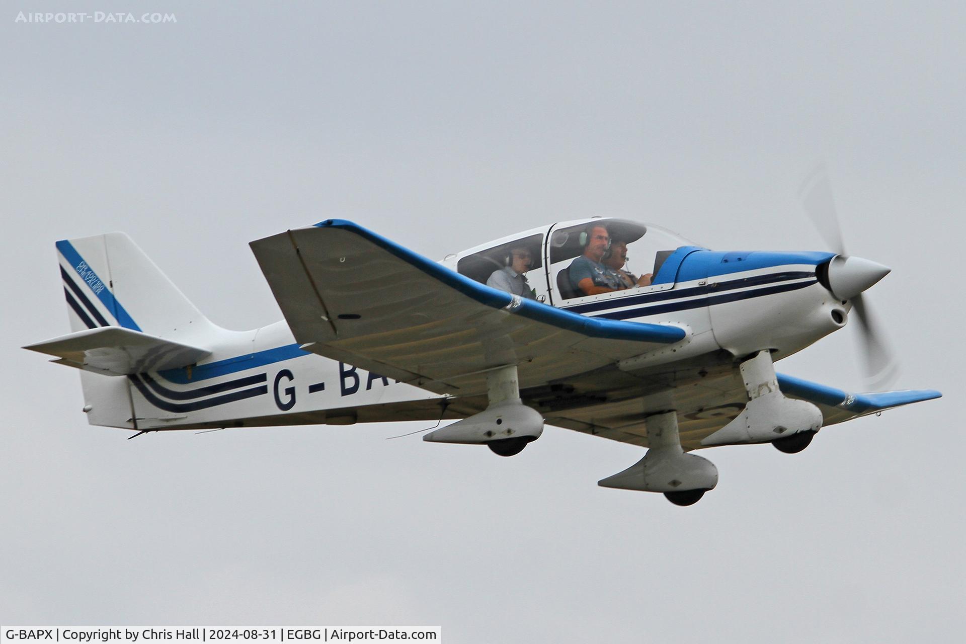 G-BAPX, 1972 Robin DR-400-160 Chevalier C/N 789, LAA Rally 2024, Leicester
