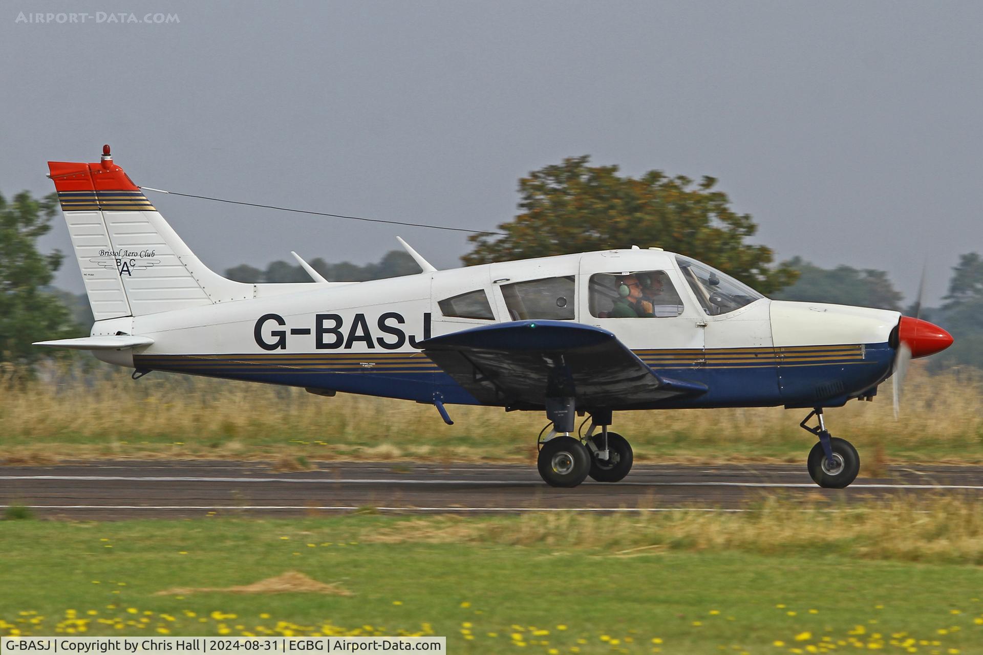 G-BASJ, 1972 Piper PA-28-180 Cherokee C/N 28-7305136, LAA Rally 2024, Leicester