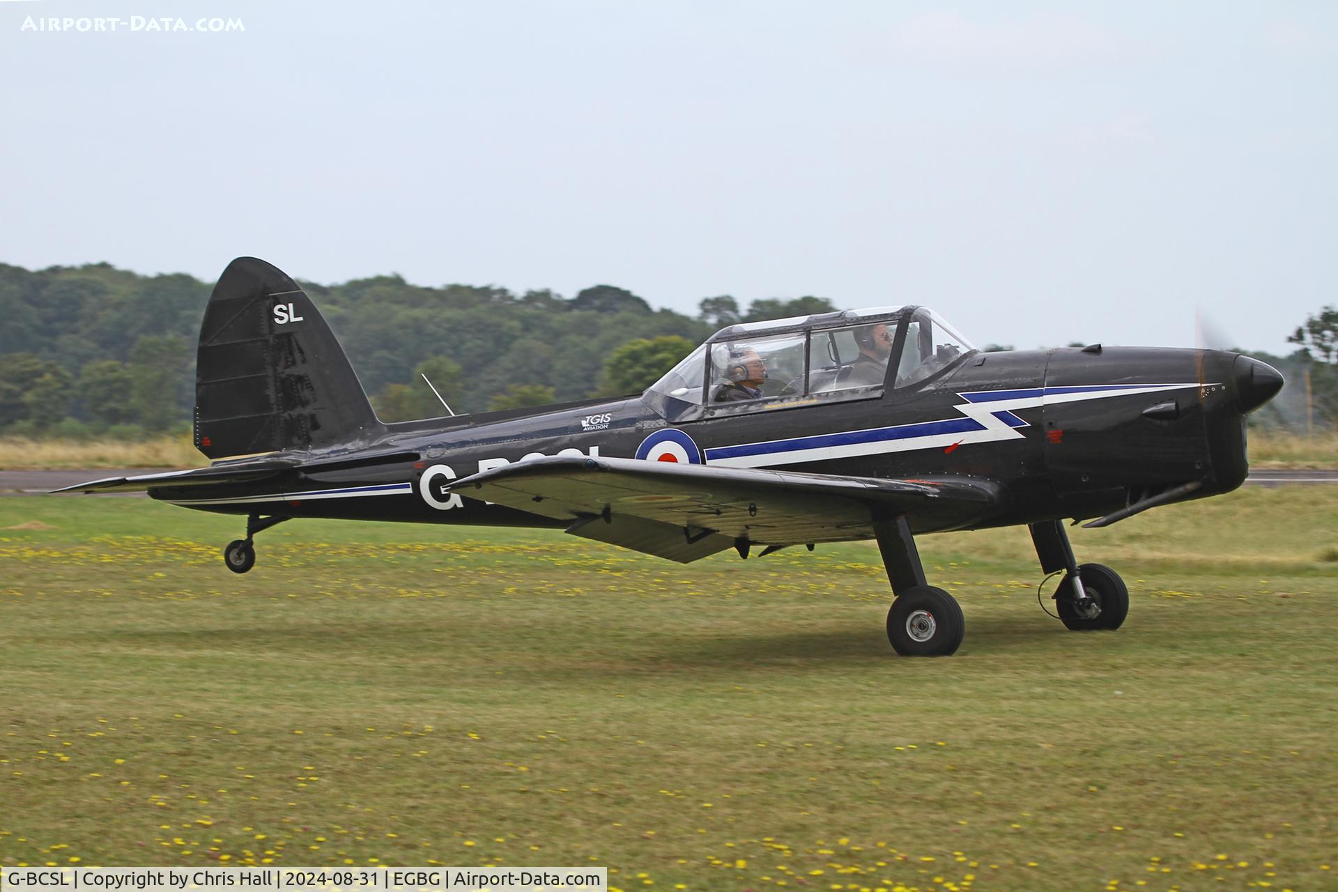 G-BCSL, 1951 De Havilland DHC-1 Chipmunk 22 C/N C1/0524, LAA Rally 2024, Leicester