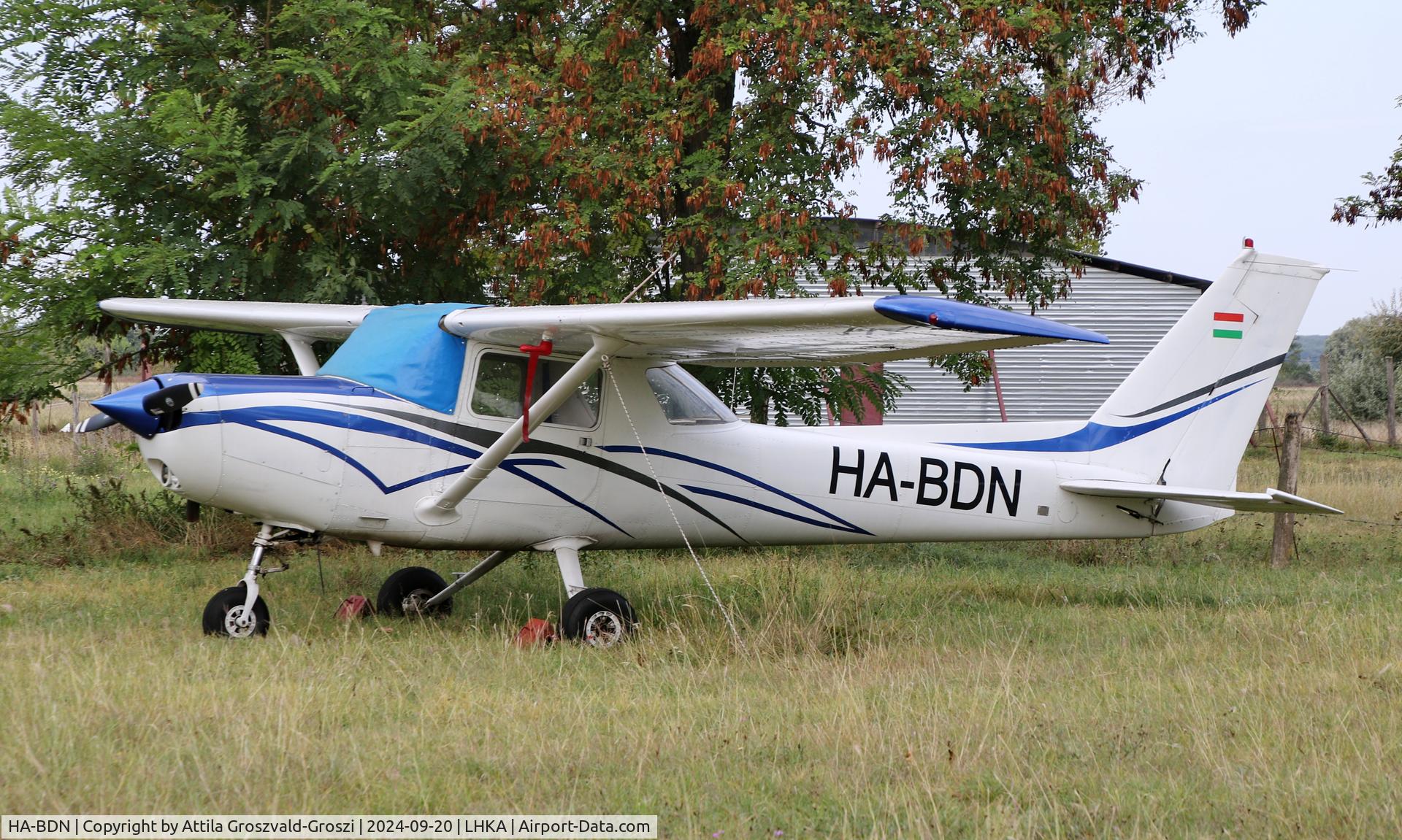 HA-BDN, Reims F152 C/N 1575, LHKA - Kalocsa-Foktö Airport, Hungary