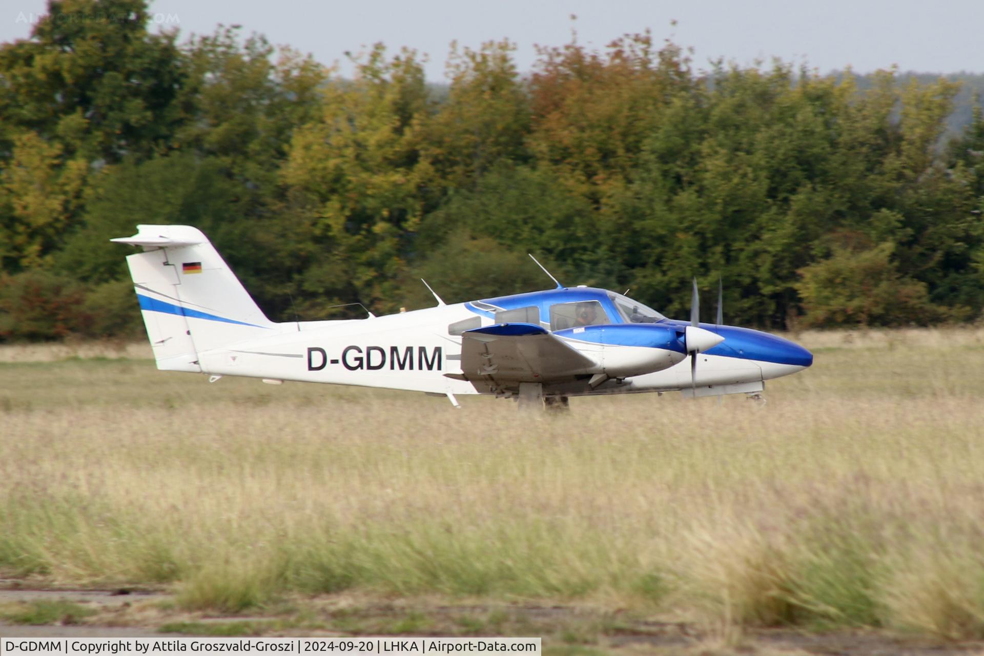 D-GDMM, Piper PA-44-180T Turbo Seminole C/N 44-8107006, LHKA - Kalocsa-Foktö Airport, Hungary