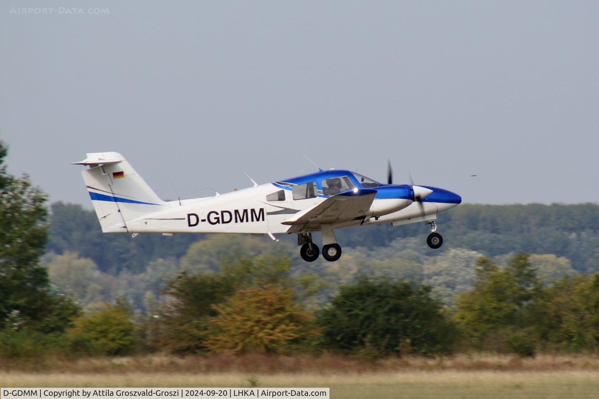 D-GDMM, Piper PA-44-180T Turbo Seminole C/N 44-8107006, LHKA - Kalocsa-Foktö Airport, Hungary