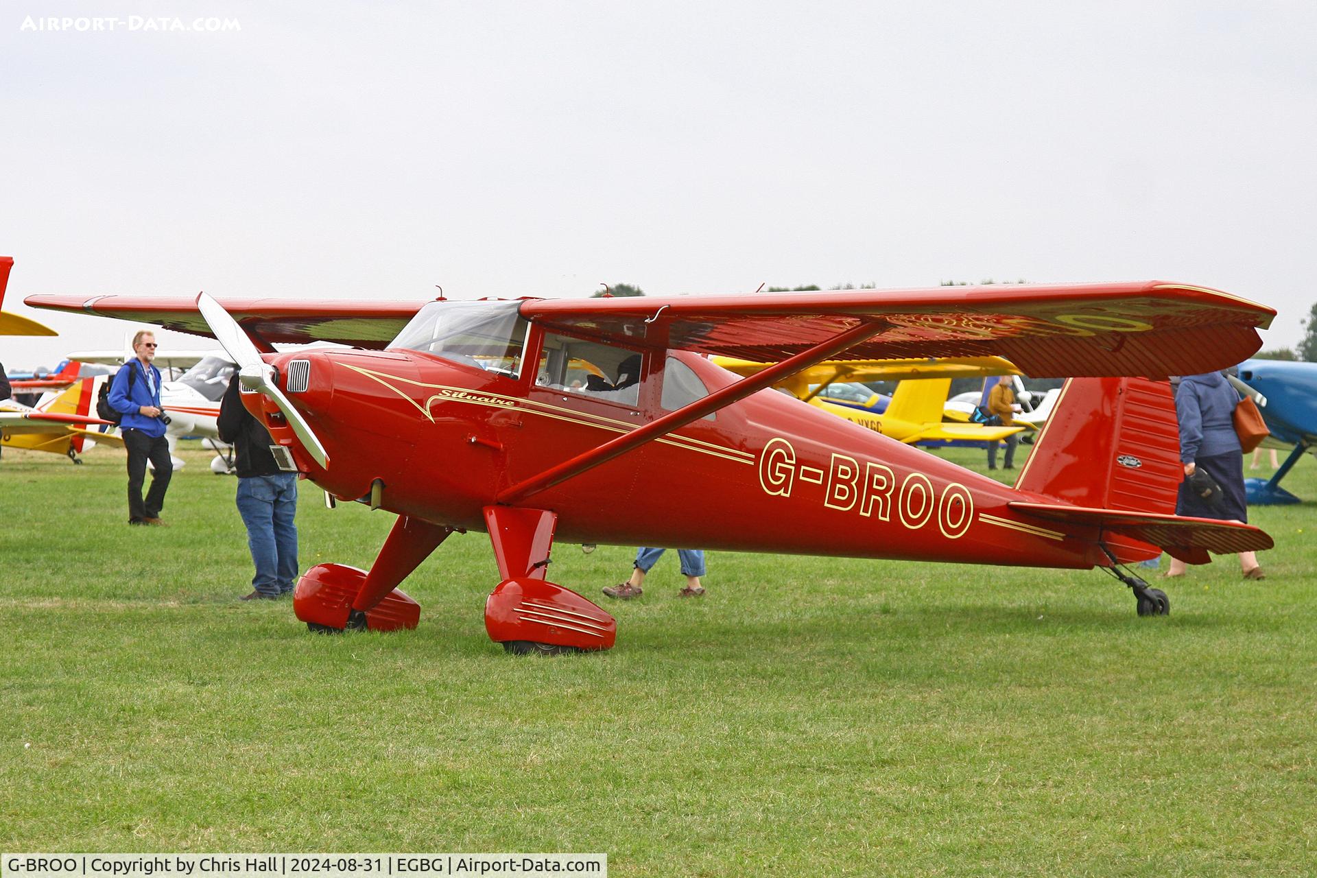 G-BROO, 1948 Luscombe 8E Silvaire C/N 6154, LAA Rally 2024, Leicester