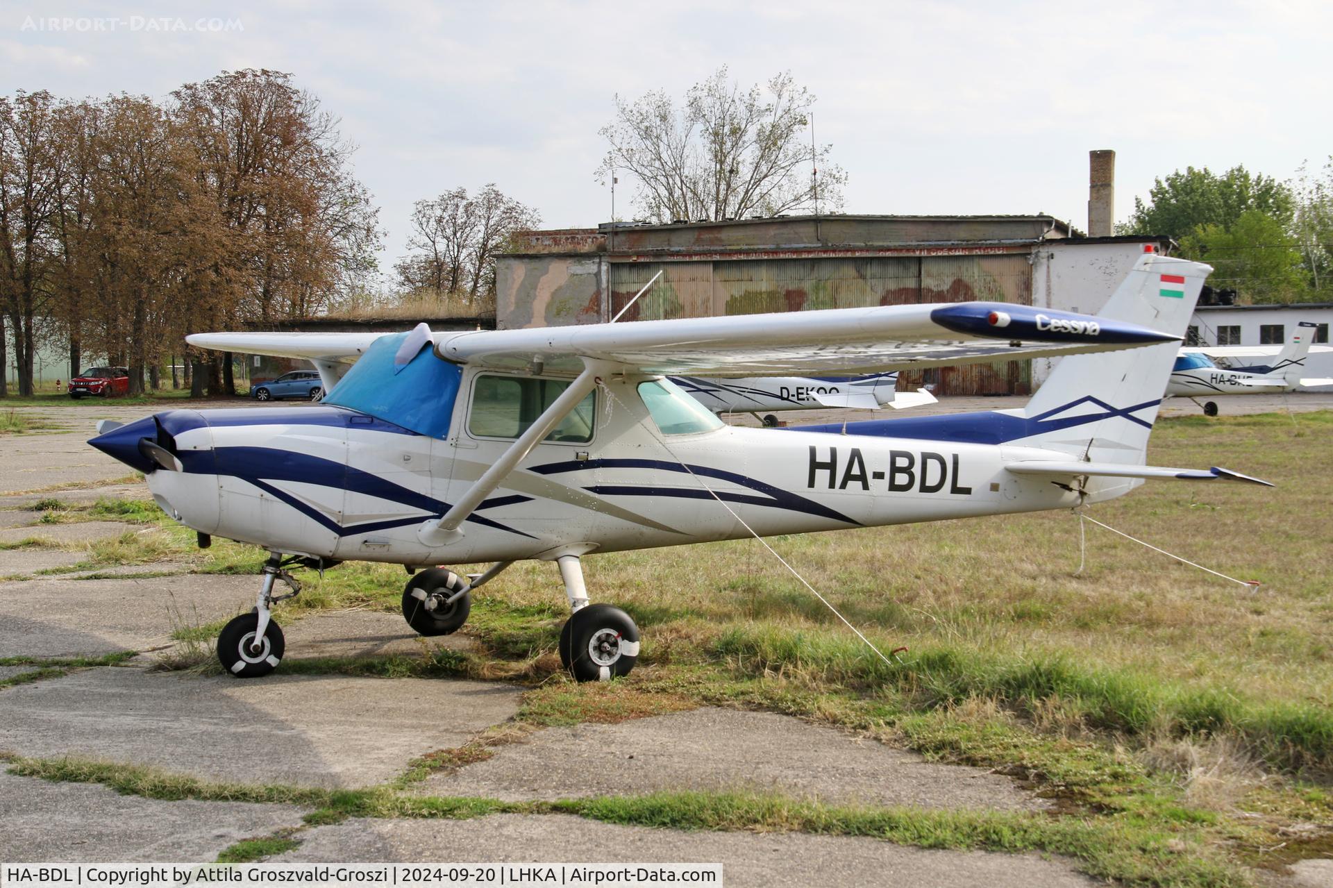 HA-BDL, Cessna 152 C/N 15283059, LHKA - Kalocsa-Foktö Airport, Hungary