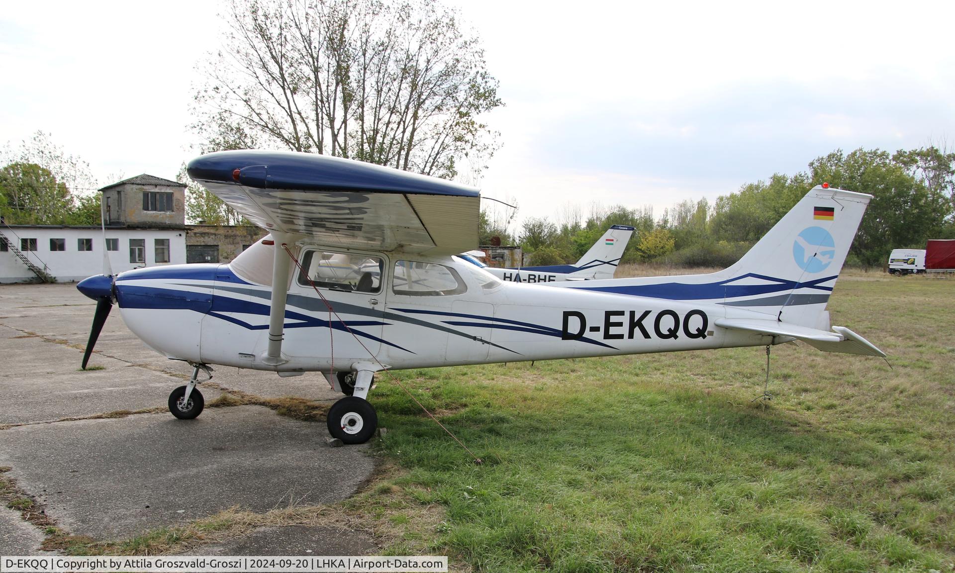 D-EKQQ, Reims F172M Skyhawk Diesel Skyhawk C/N 1157, LHKA - Kalocsa-Foktö Airport, Hungary
