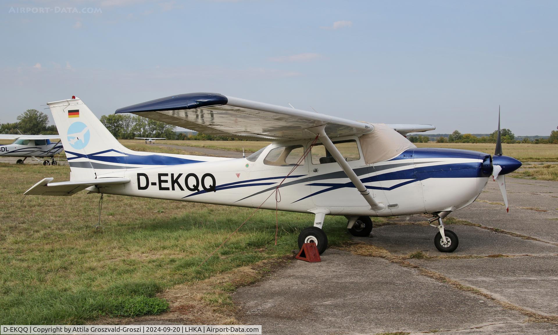 D-EKQQ, Reims F172M Skyhawk Diesel Skyhawk C/N 1157, LHKA - Kalocsa-Foktö Airport, Hungary