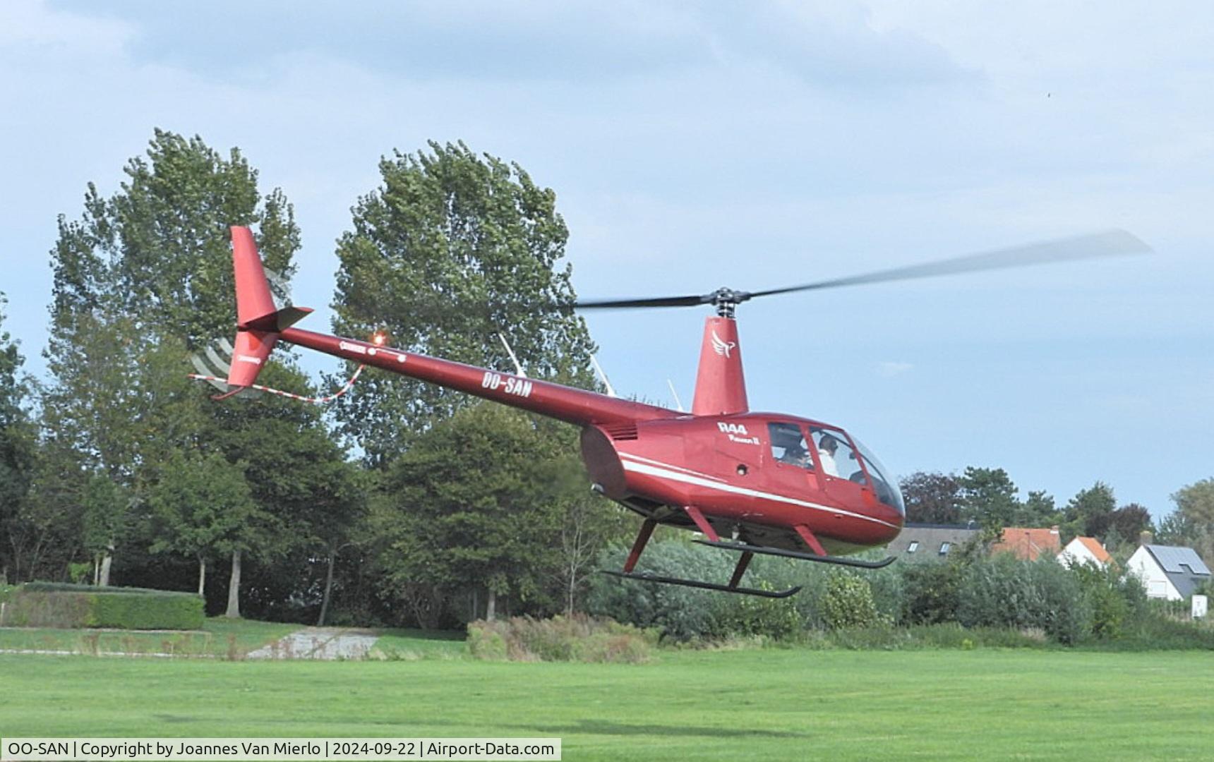 OO-SAN, 2018 Robinson R44 Raven II C/N 14308, Knokke heliport