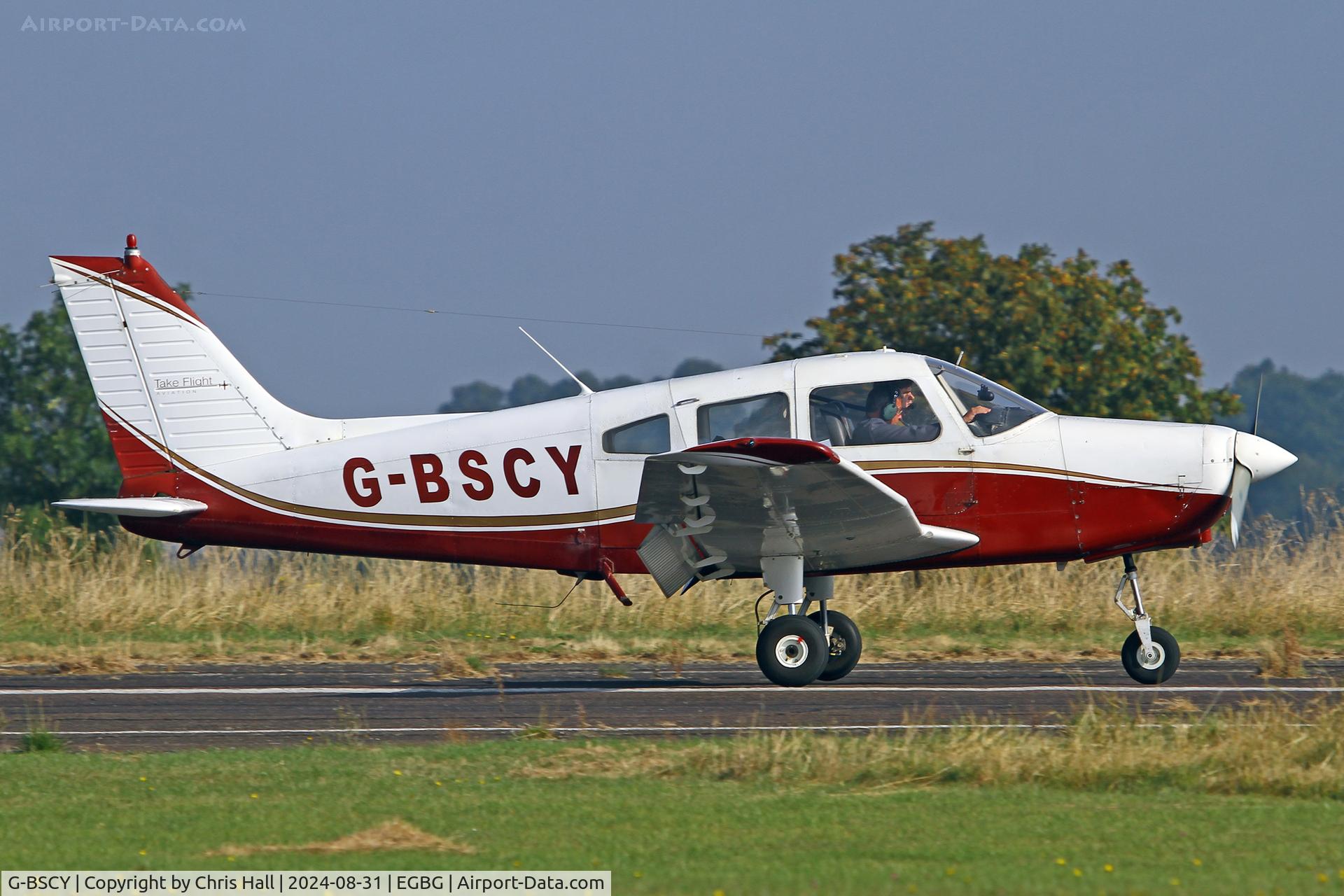 G-BSCY, 1975 Piper PA-28-151 Cherokee Warrior C/N 28-7515046, LAA Rally 2024, Leicester