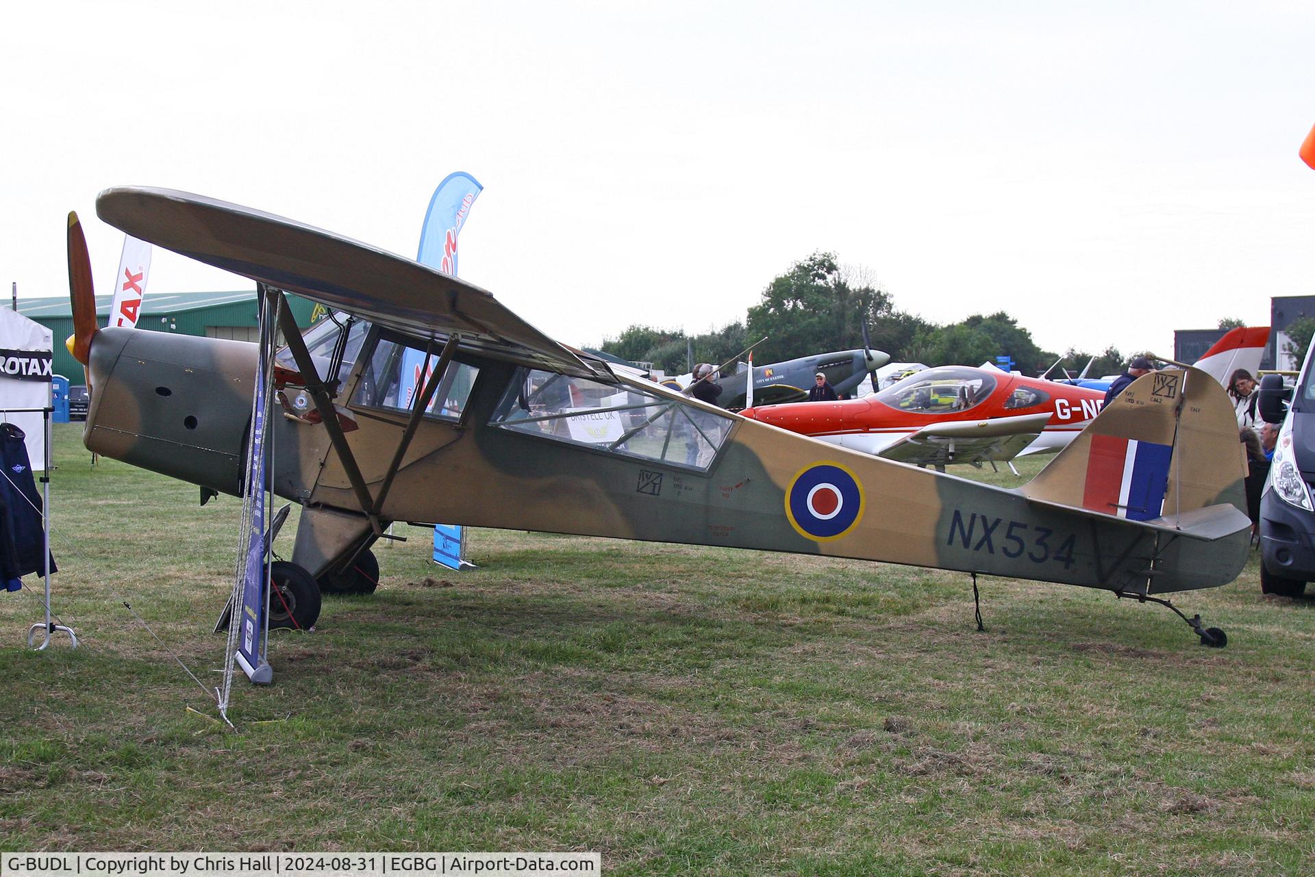 G-BUDL, 1943 Taylorcraft E Auster 3 C/N 458, LAA Rally 2024, Leicester