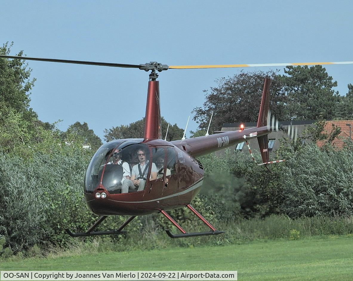 OO-SAN, 2018 Robinson R44 Raven II C/N 14308, Knokke heliport