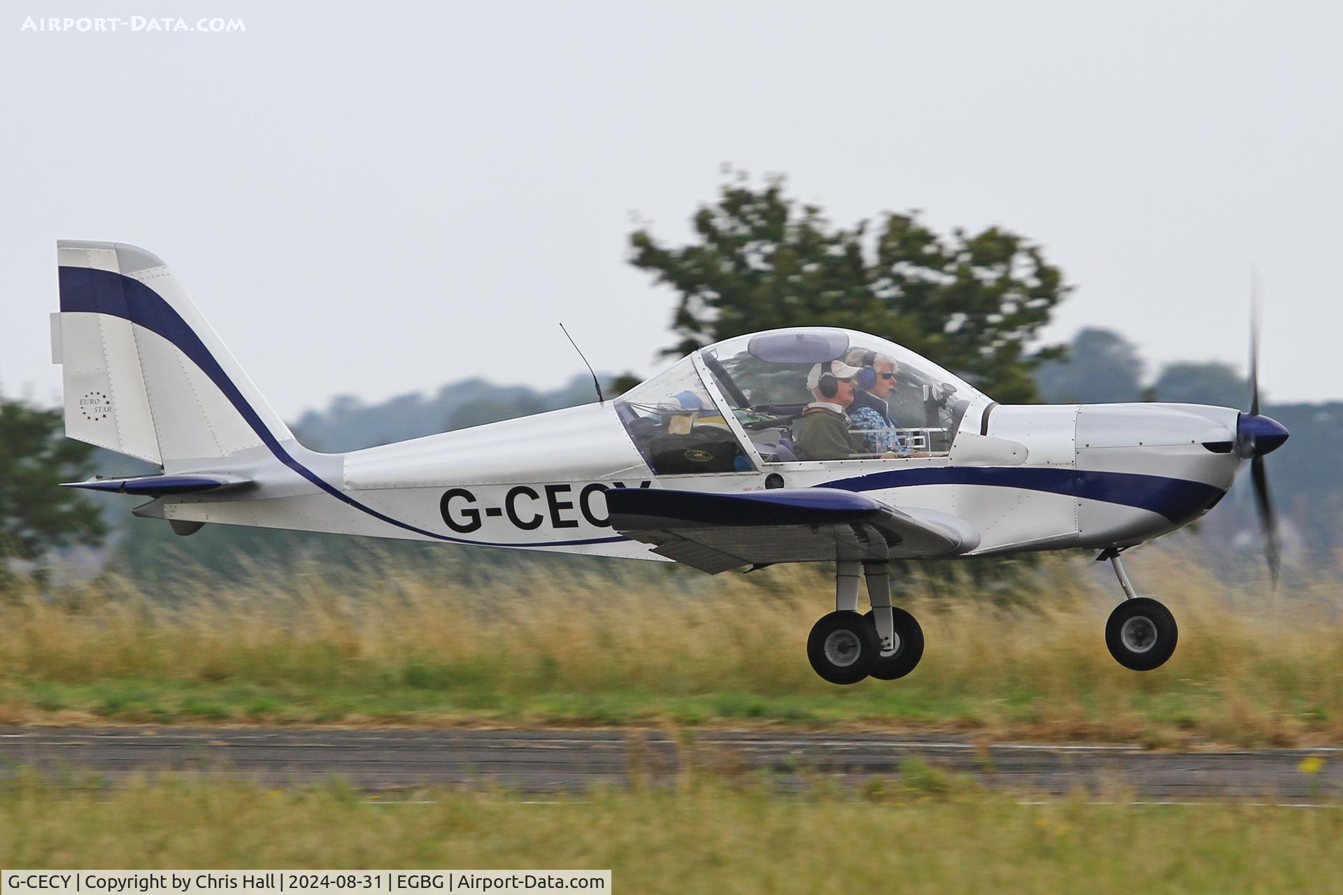 G-CECY, 2006 Aerotechnik EV-97 Eurostar C/N PFA 315-14551, LAA Rally 2024, Leicester