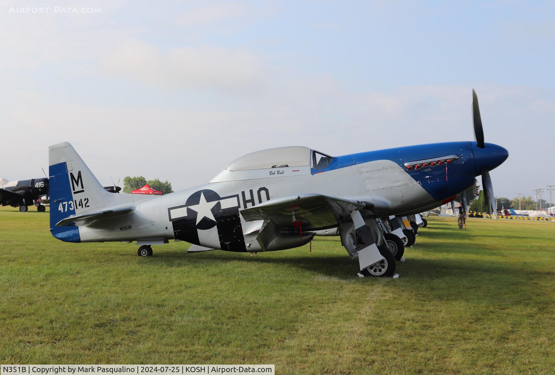 N351B, 1944 North American P-51D C/N 122-39601, North American P-51D