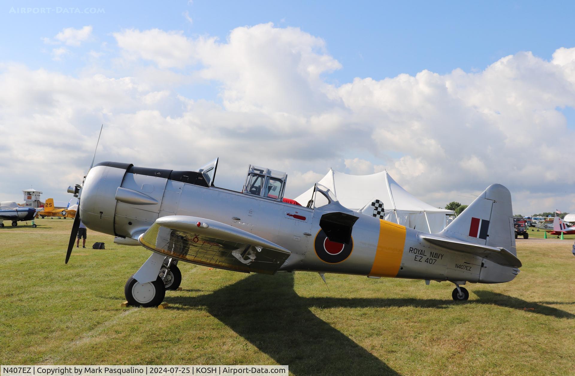 N407EZ, 1944 North American AT-6D Harvard III C/N 88-16711, North American AT-6D